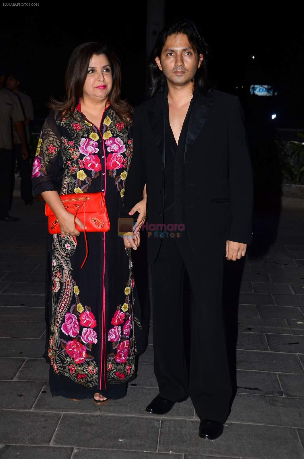Farah Khan, Shirish Kunder at Tulsi Kumar's wedding reception in Sahara Star, Mumbai on 2nd March 2015