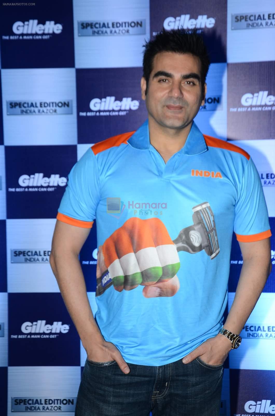 Arbaaz Khan at Gillete promotions in Palladium on 5th March 2015