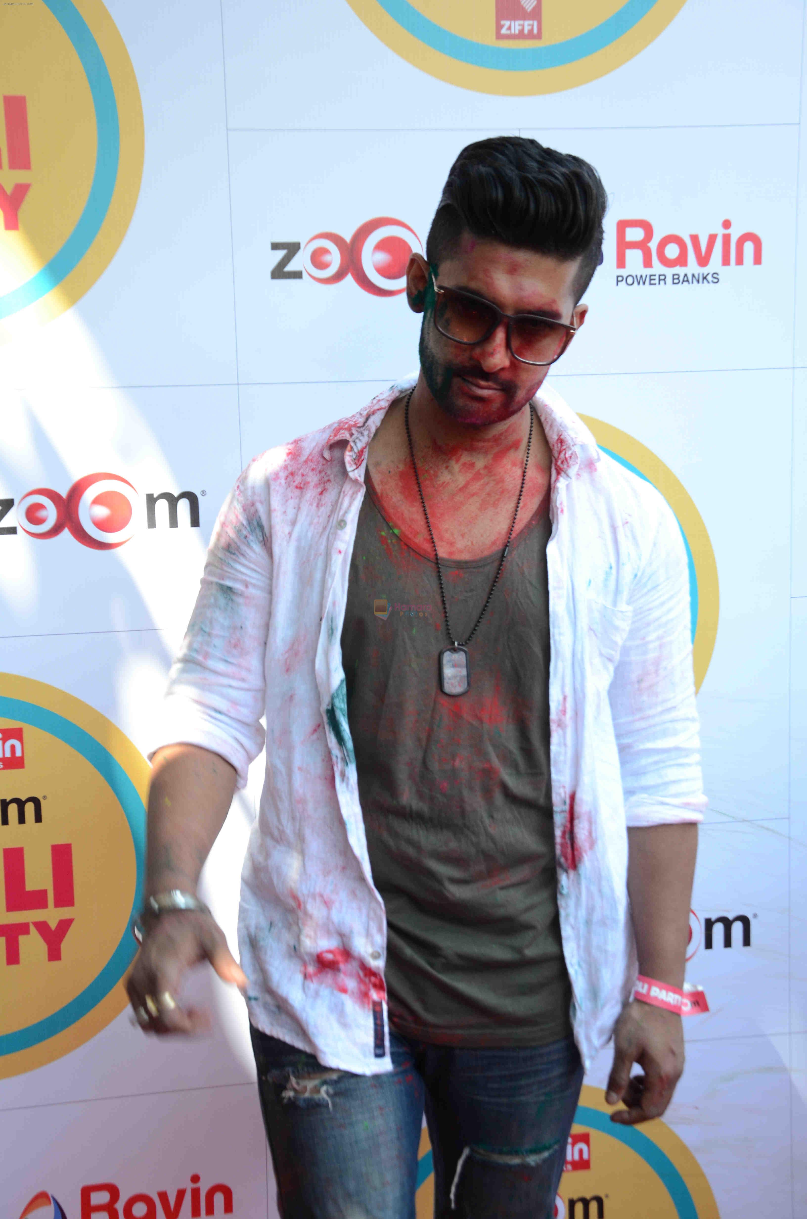 Ravi Dubey at Zoom Holi Bash in Mumbai on 6th March 2015