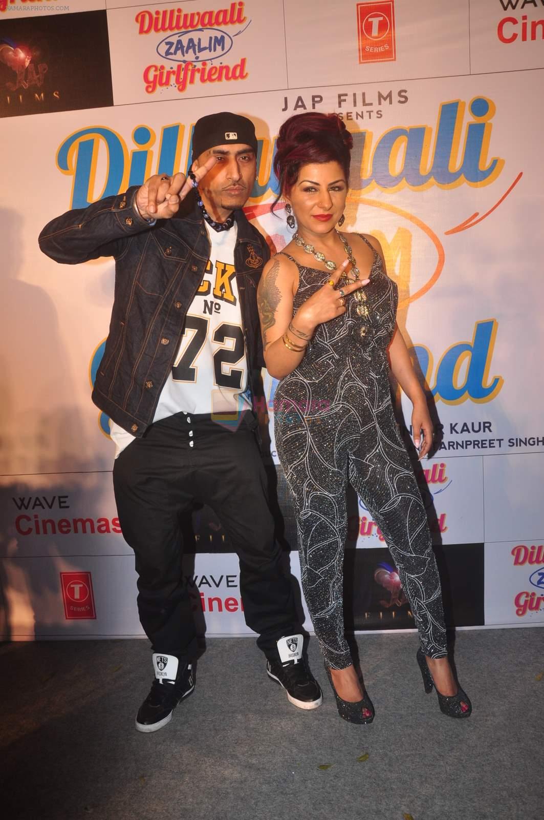 Hard Kaur at Dilliwali Zalim girlfriend music launch in Mumbai on 9th March 2015