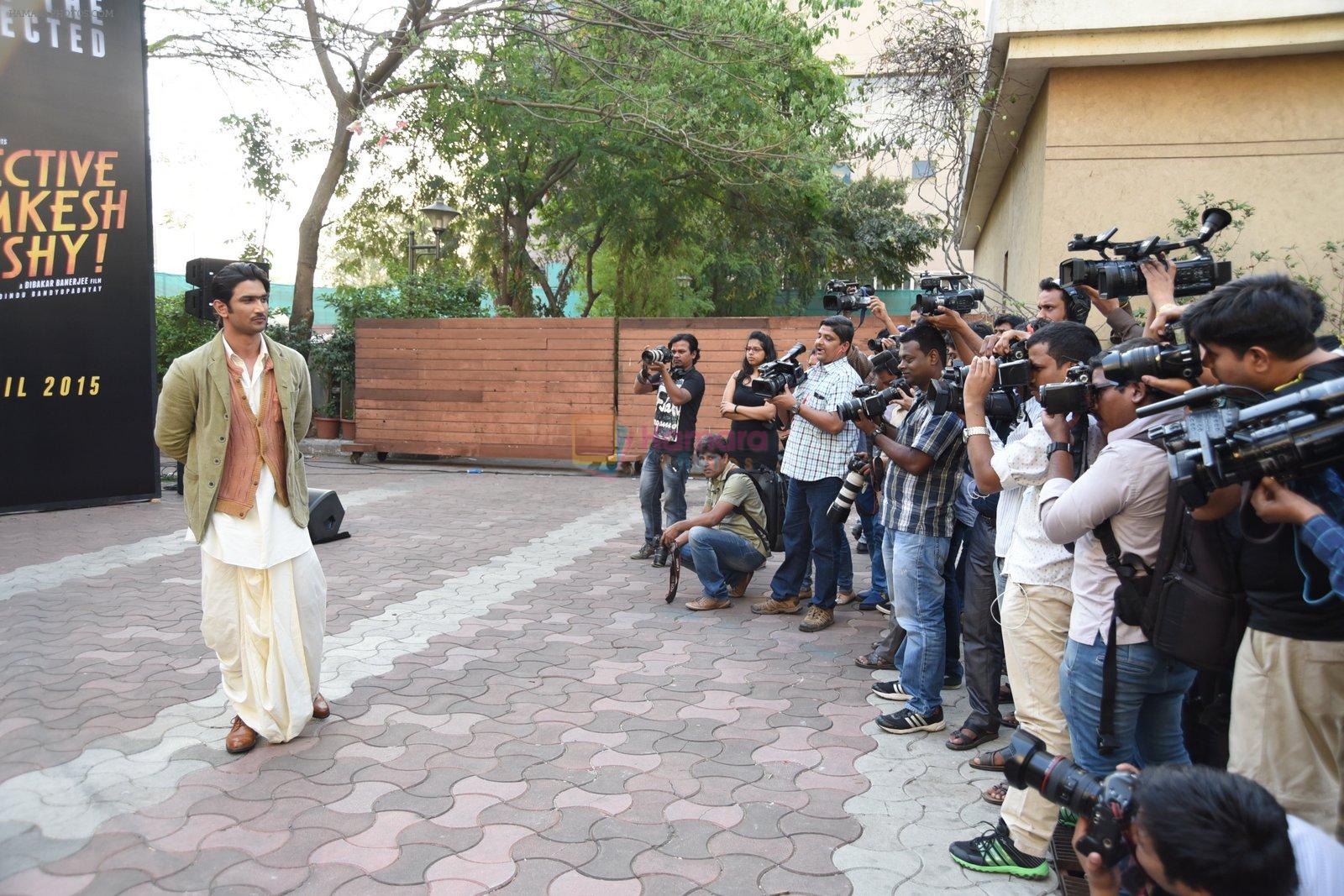 Sushant Singh Rajput at the Launch of Detective Byomkesh Bakshy 2nd Trailer on 9th March 2015