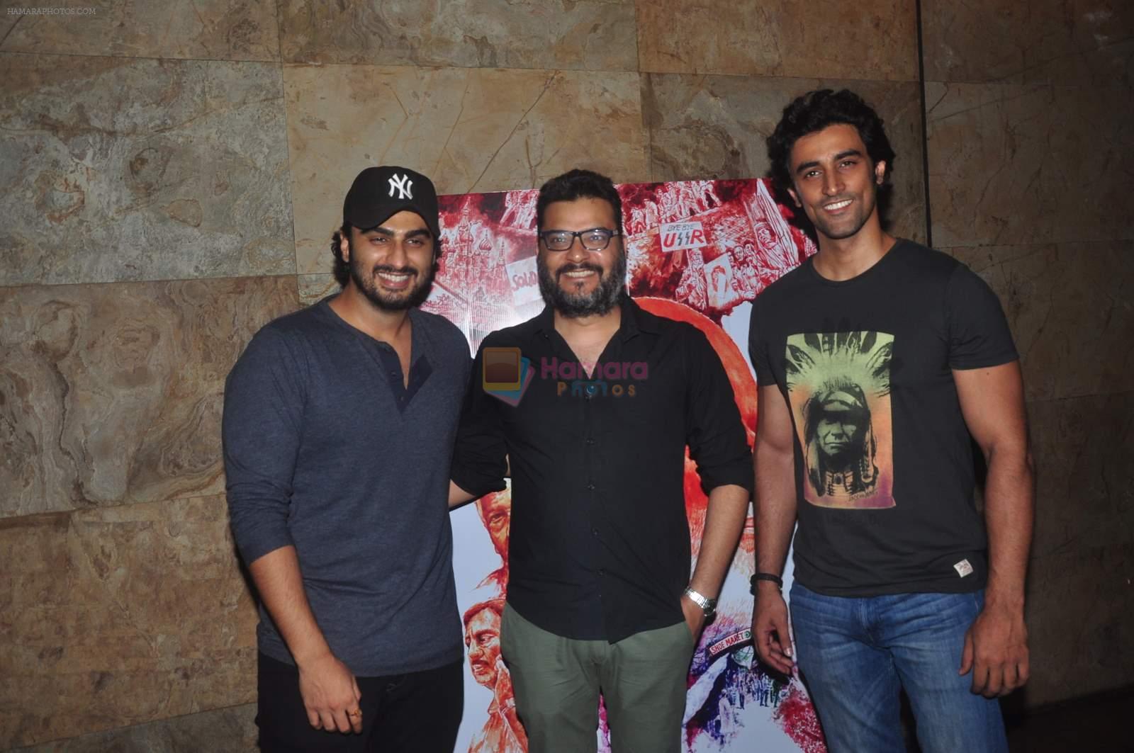 Arjun Kapoor, Kunal Kapoor, Atul Sabharwal at In Their shoes screening in Lightbox, Mumbai on 10th March 2015