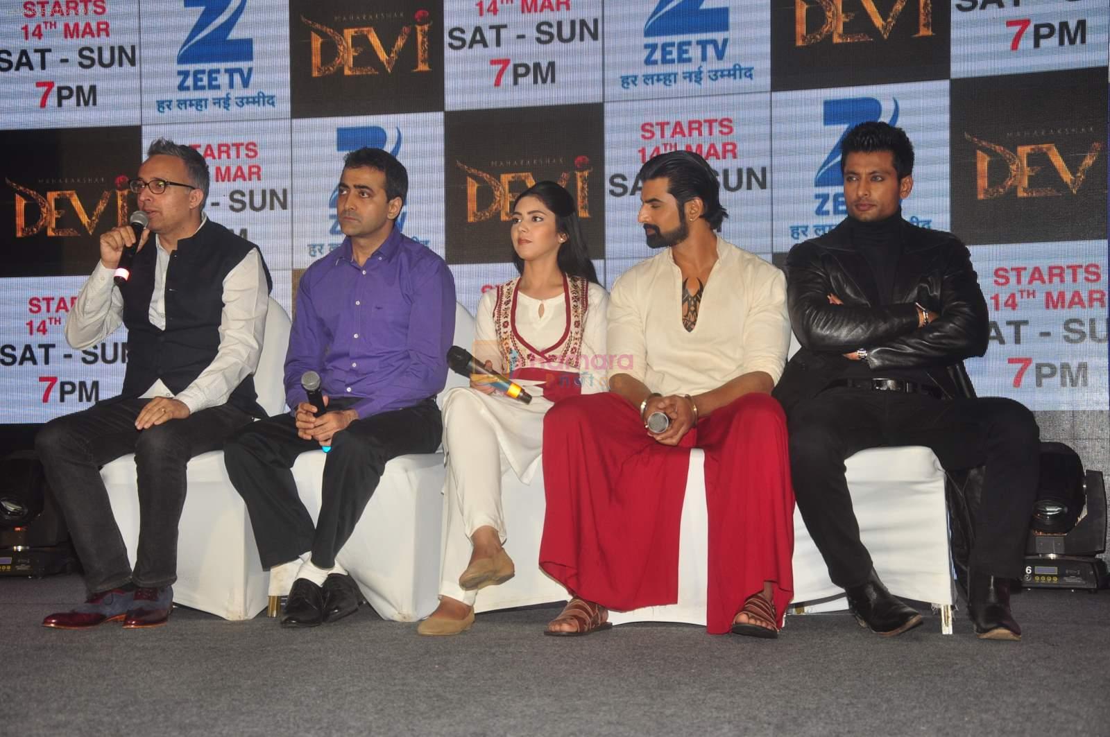 Indraneil Sengupta at ZEE launches Devi serial in Mumbai on 10th March 2015