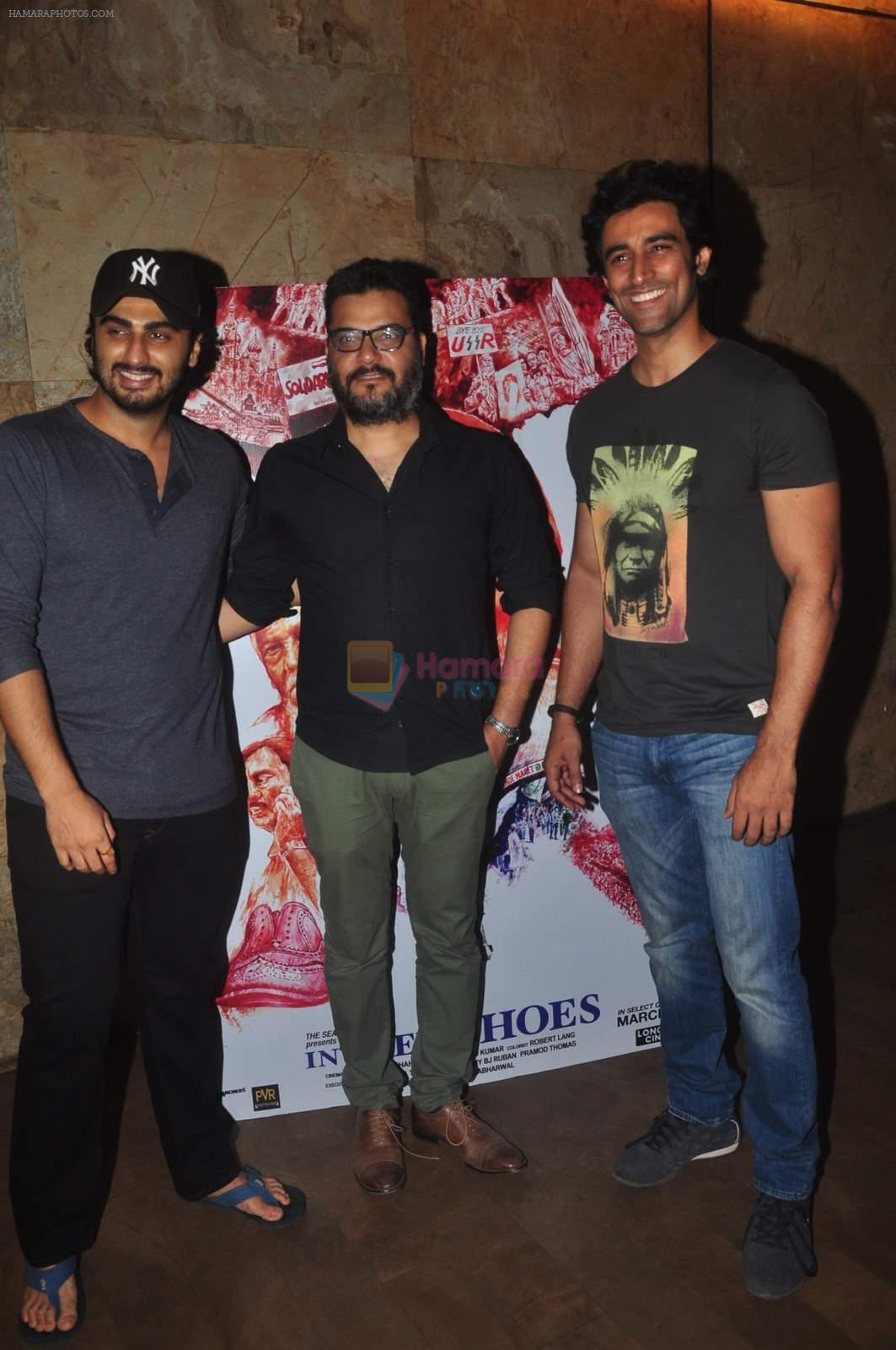 Arjun Kapoor, Kunal Kapoor, Atul Sabharwal at In Their shoes screening in Lightbox, Mumbai on 10th March 2015