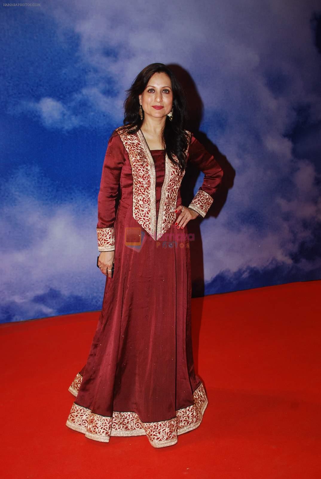 Kishori Shahane at Zee Marathi Gaurav Awards in BKC, Mumbai on 13th March 2015