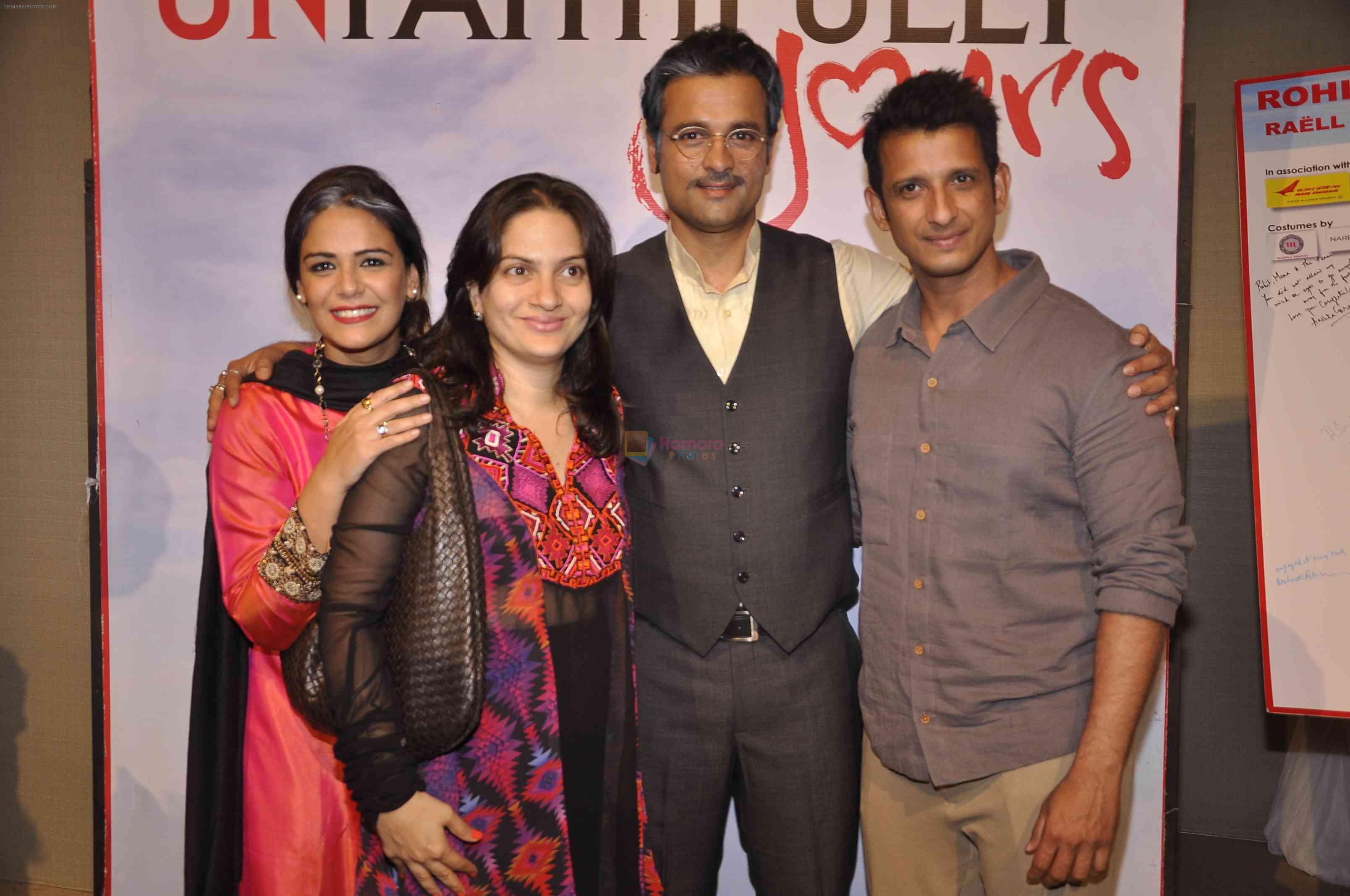 Sharman Joshi, Rohit Roy, Mona Singh at Unfaithfully Yours screening in St Andrews on 15th March 2015