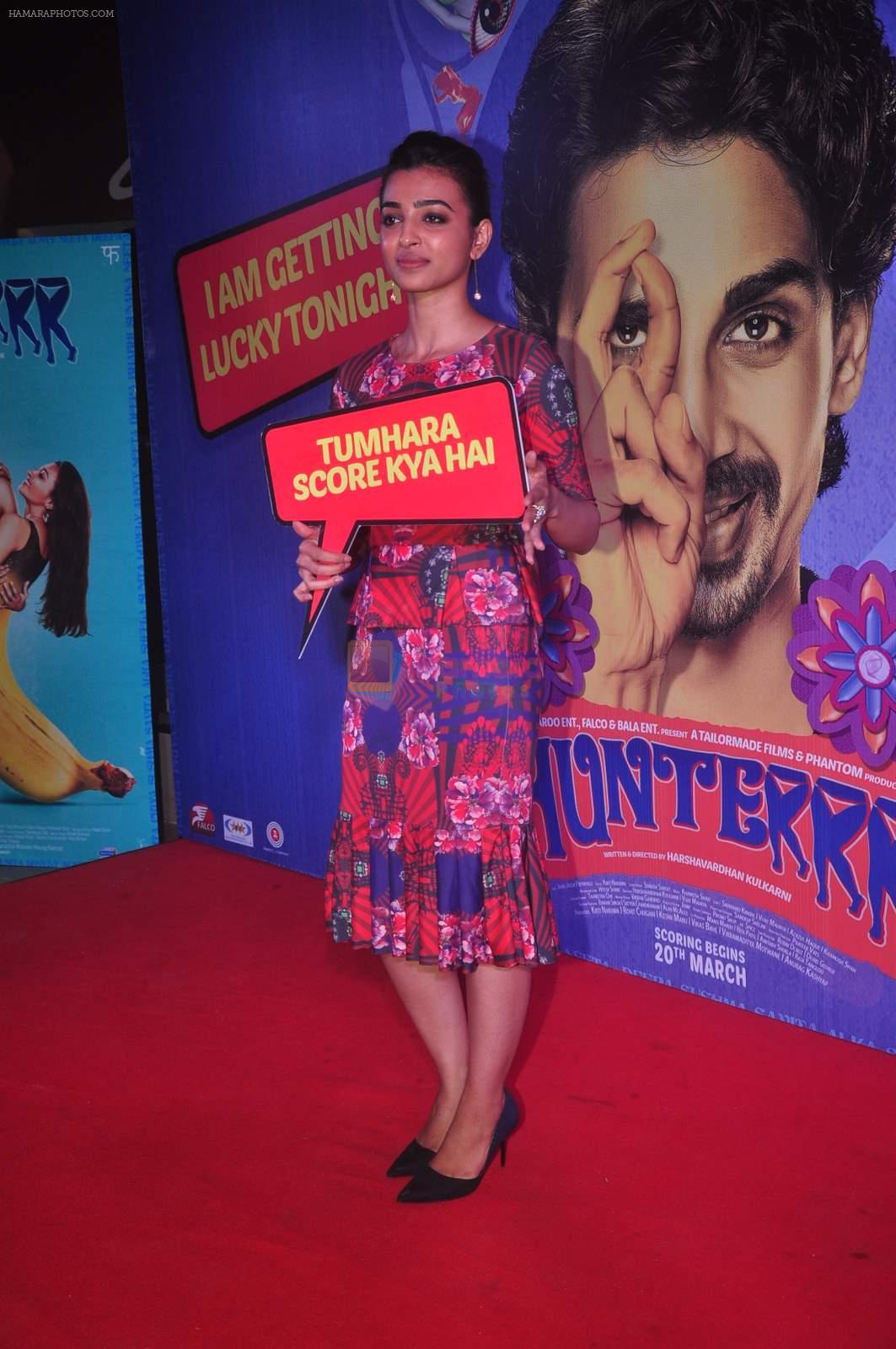Radhika Apte at Hunterrr film premiere in Cinemax, Mumbai on 17th March 2015
