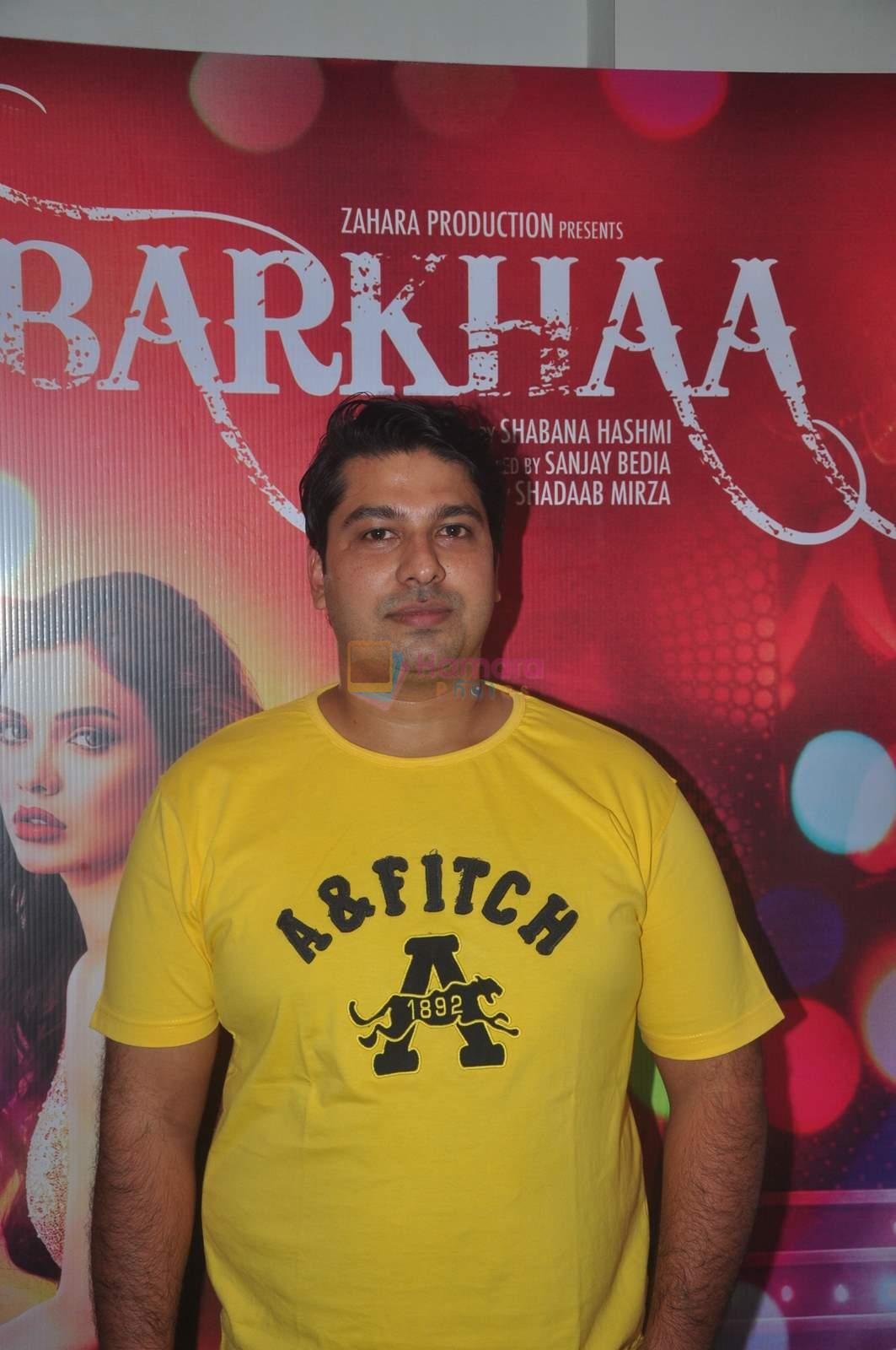 Shadaab Mirza at Barkhaa film shoot in Mumbai on 17th March 2015