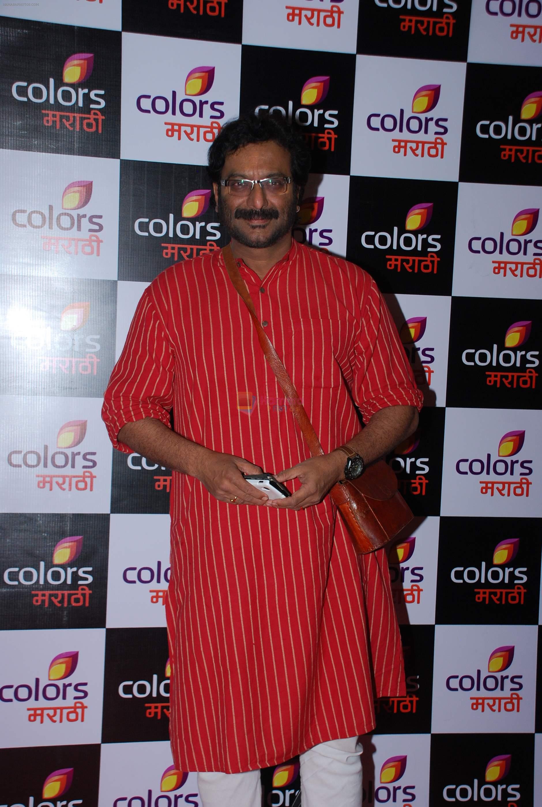 Milind Gunaji at Colors Marathi launch in J W Marriott, Mumbai on 20th March 2015