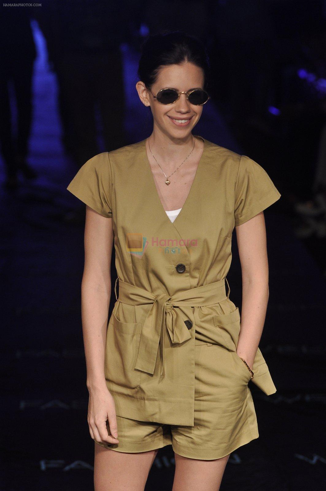 Kalki Koechlin at Quirkbox Show at Lakme Fashion Week 2015 Day 3 on 20th March 2015