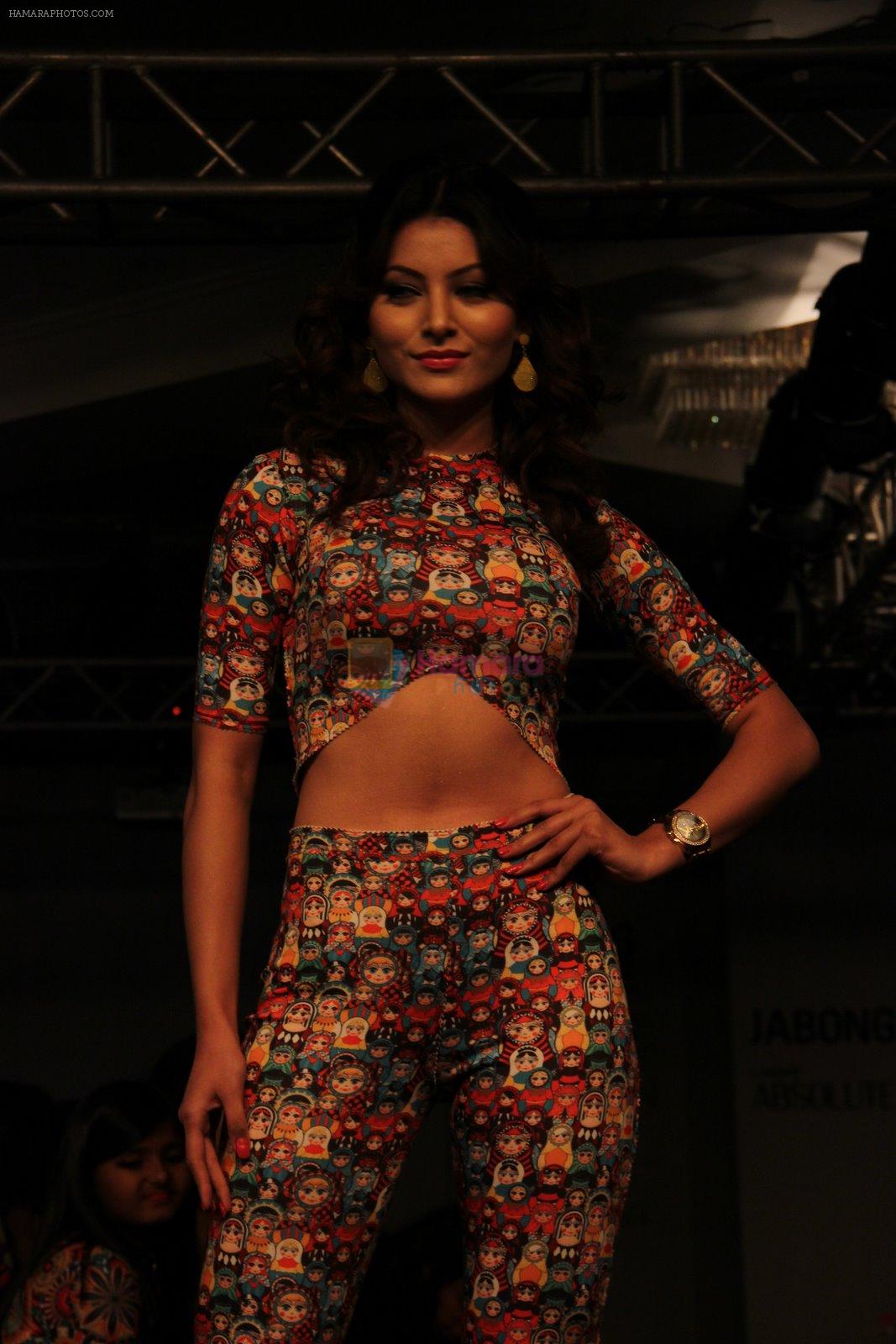 Urvashi Rautela at RRISO Show at Lakme Fashion Week 2015 Day 5 on 22nd March 2015