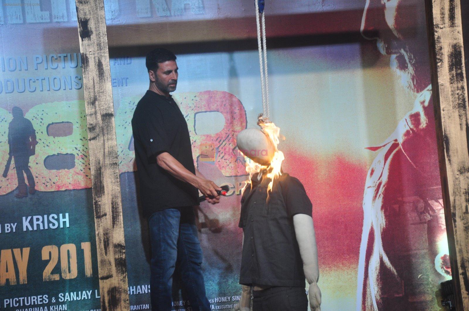 Akshay Kumar at the launch of trailer of Gabbar Is Back in Mumbai on 23rd March 2015