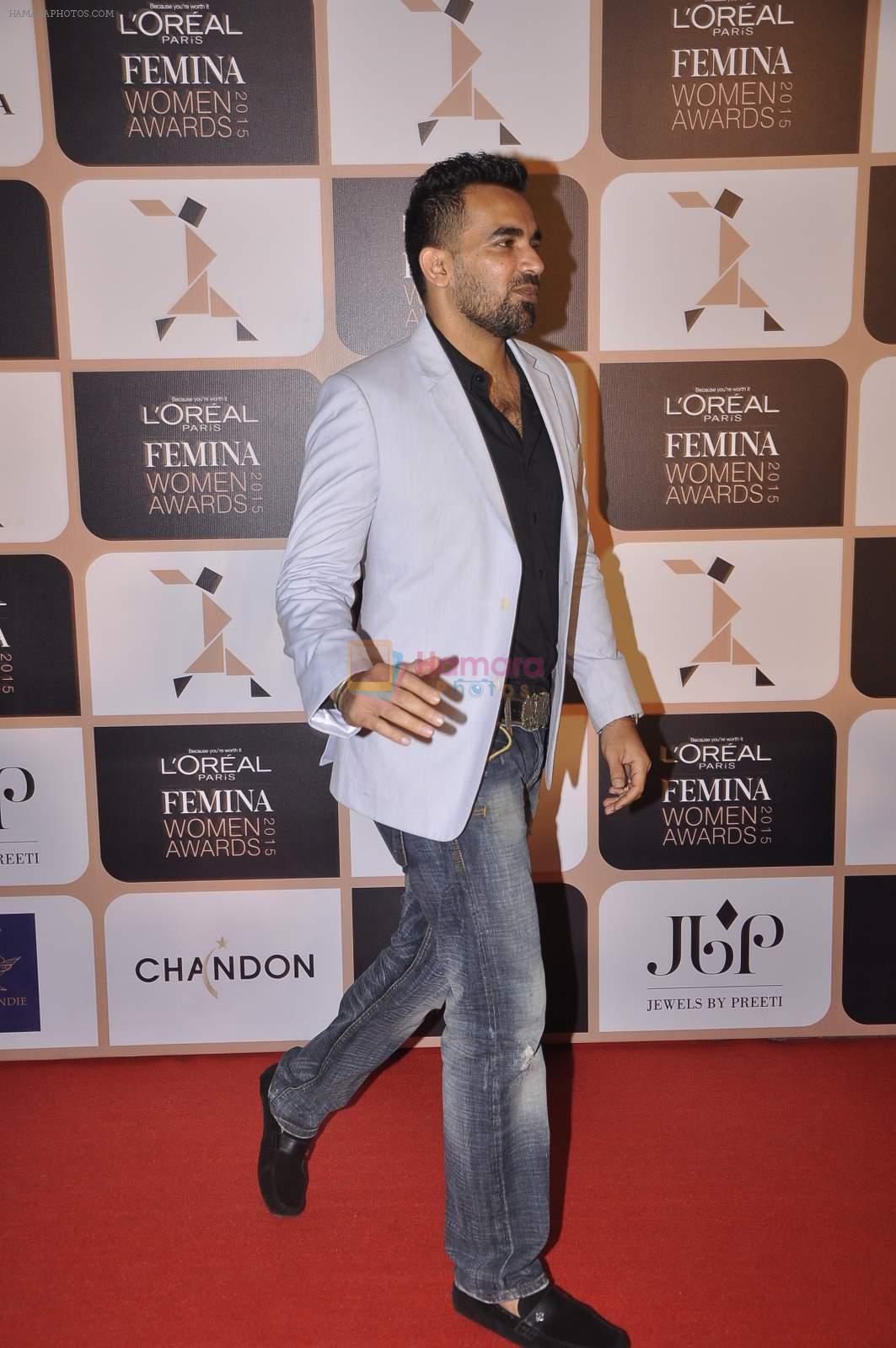 Zaheer Khan at Femina Women Awards 2015 in Leela Hotel on 23rd March 2015