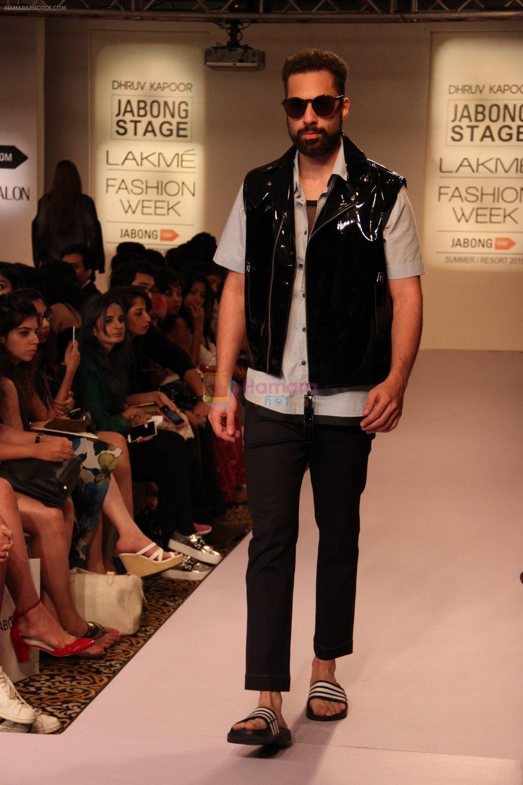Model walk the ramp for Dhruv Kapoor at Lakme Fashion Show 2015 on 20th March 2015