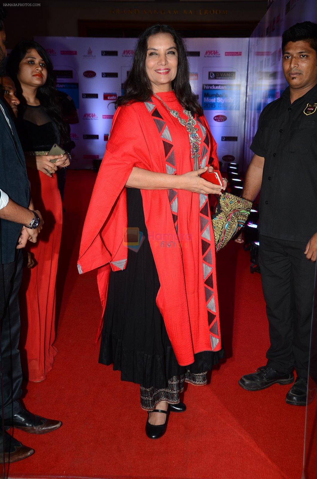 Shabana Azmi at HT Mumbai's Most Stylish Awards 2015 in Mumbai on 26th March 2015