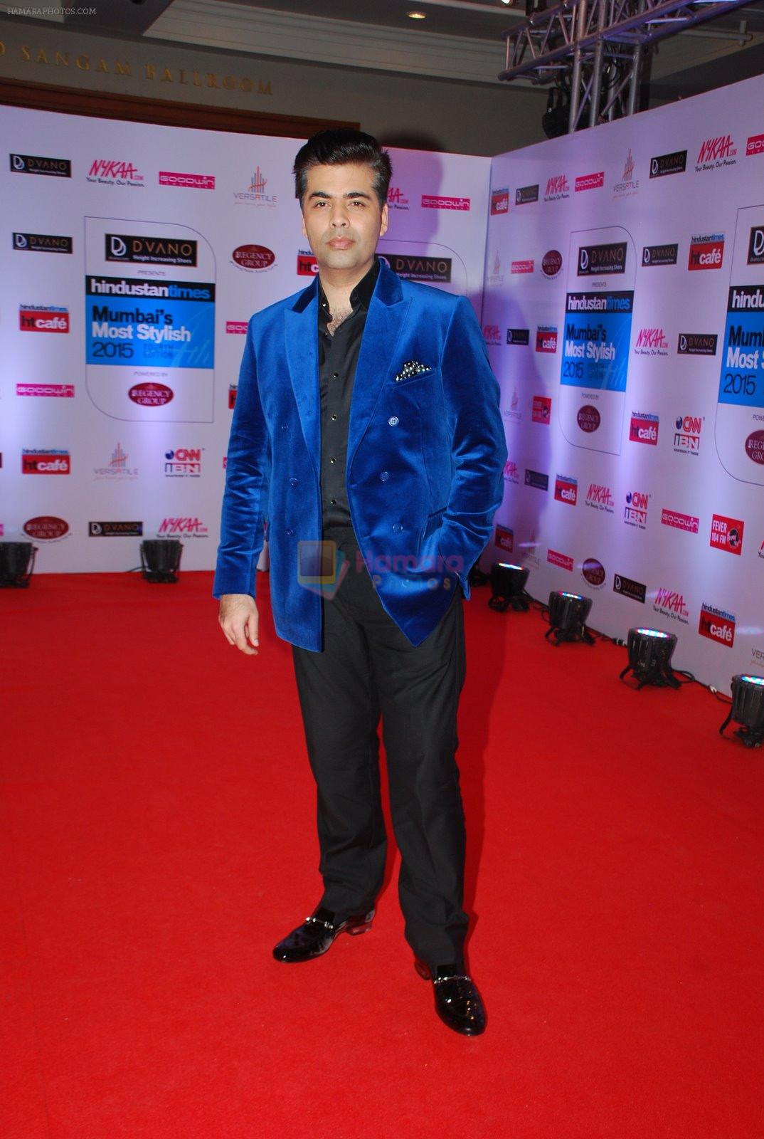 Karan Johar at HT Mumbai's Most Stylish Awards 2015 in Mumbai on 26th March 2015