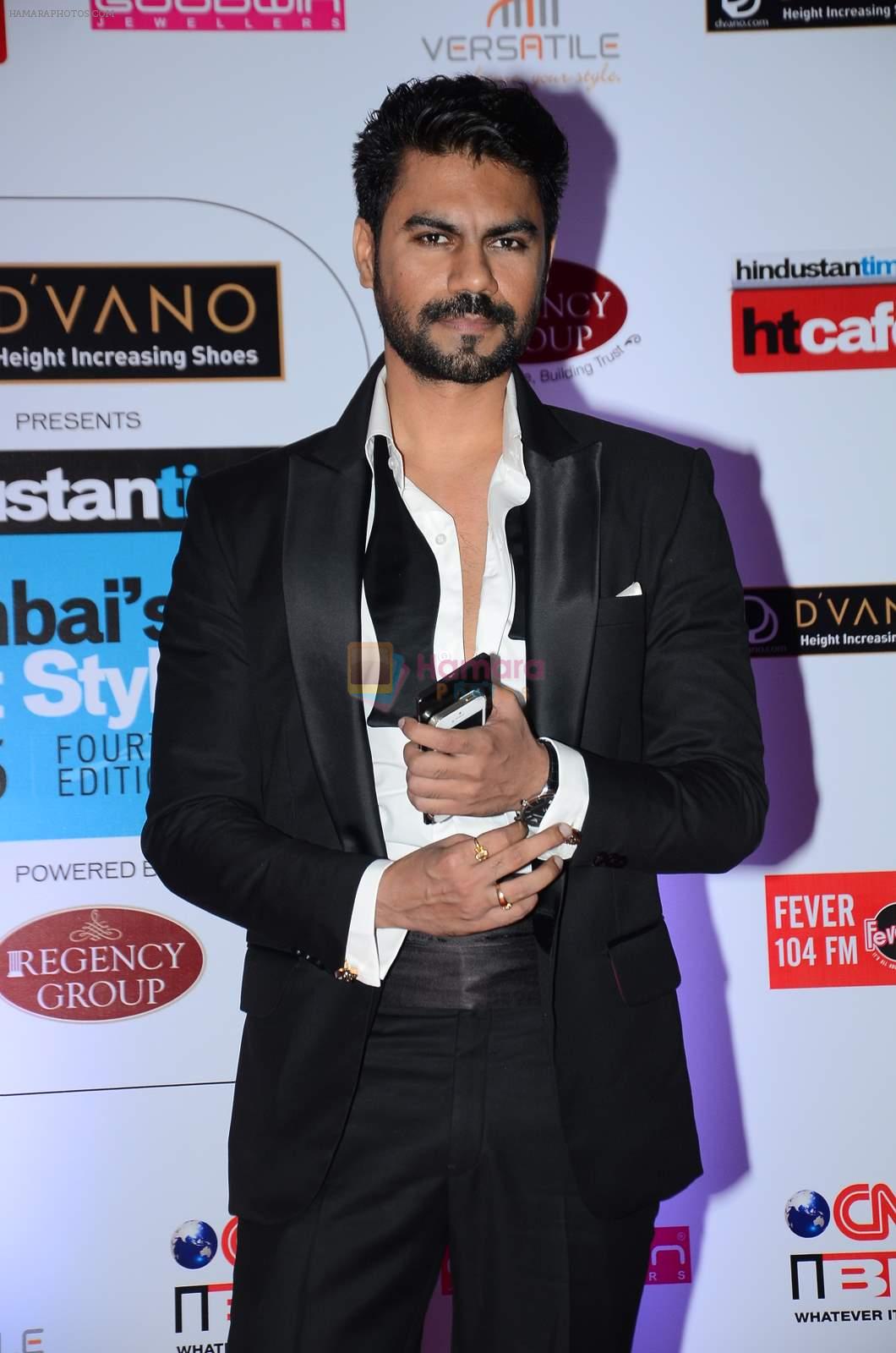 Gaurav Chopra at HT Mumbai's Most Stylish Awards 2015 in Mumbai on 26th March 2015