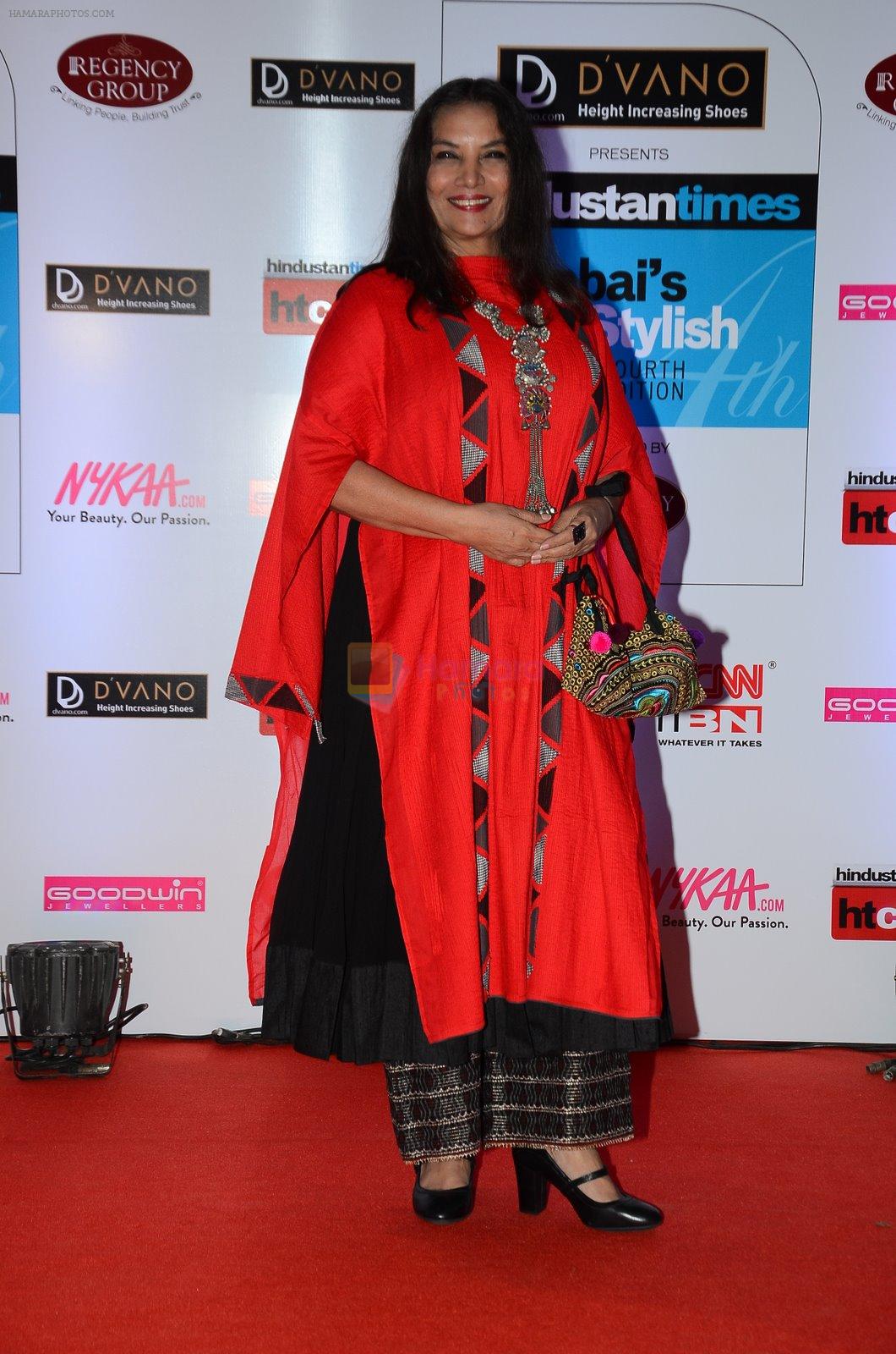 Shabana Azmi at HT Mumbai's Most Stylish Awards 2015 in Mumbai on 26th March 2015