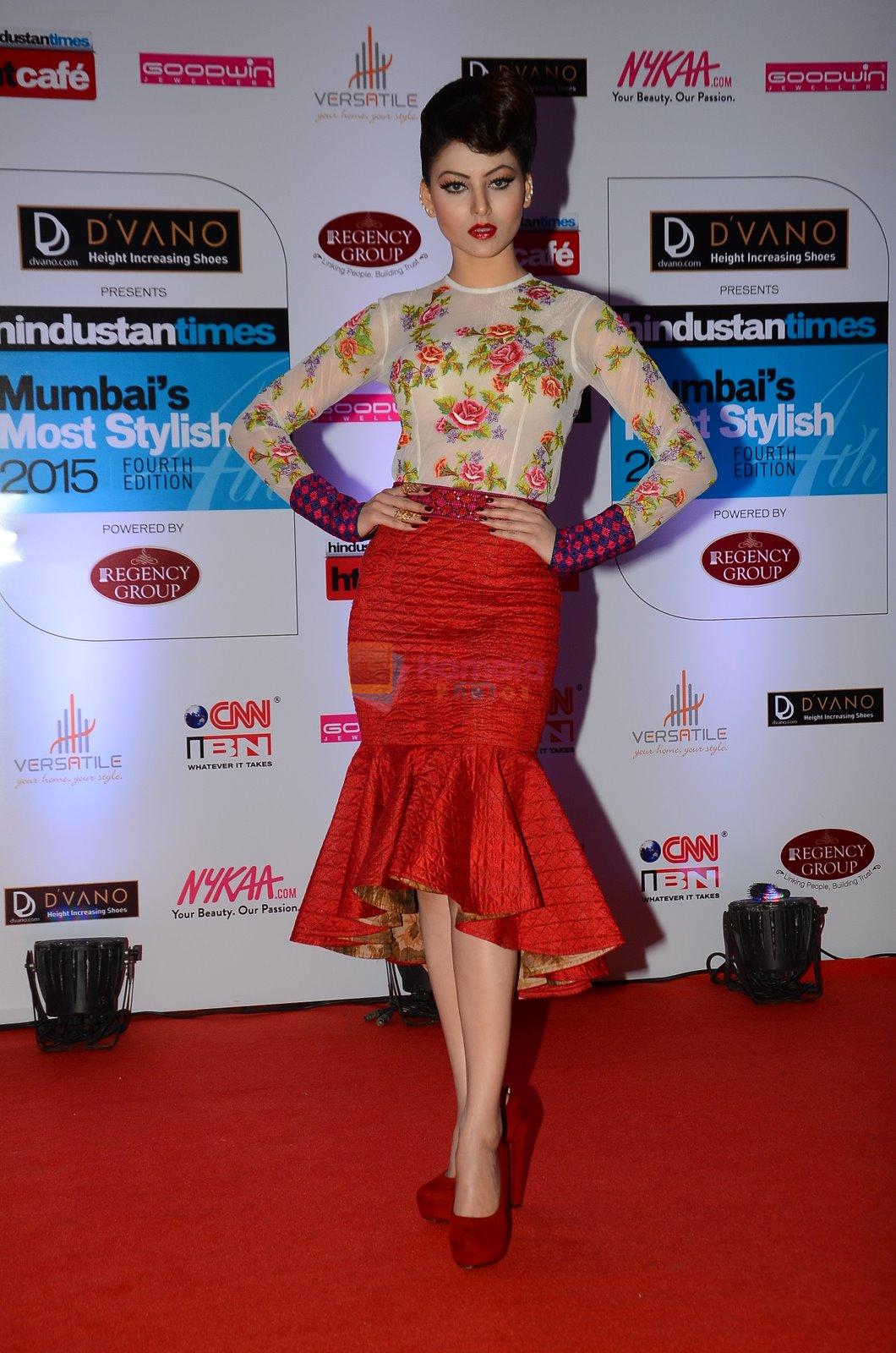 Urvashi Rautela at HT Mumbai's Most Stylish Awards 2015 in Mumbai on 26th March 2015