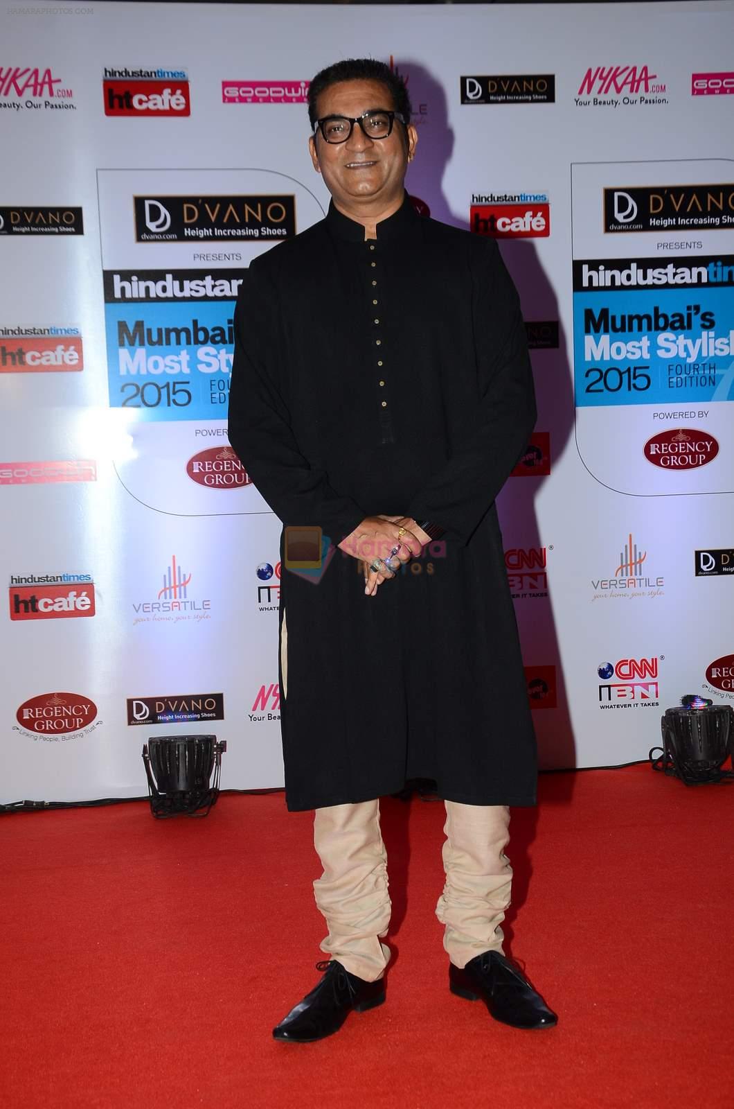 Abhijeet Bhattacharya at HT Mumbai's Most Stylish Awards 2015 in Mumbai on 26th March 2015