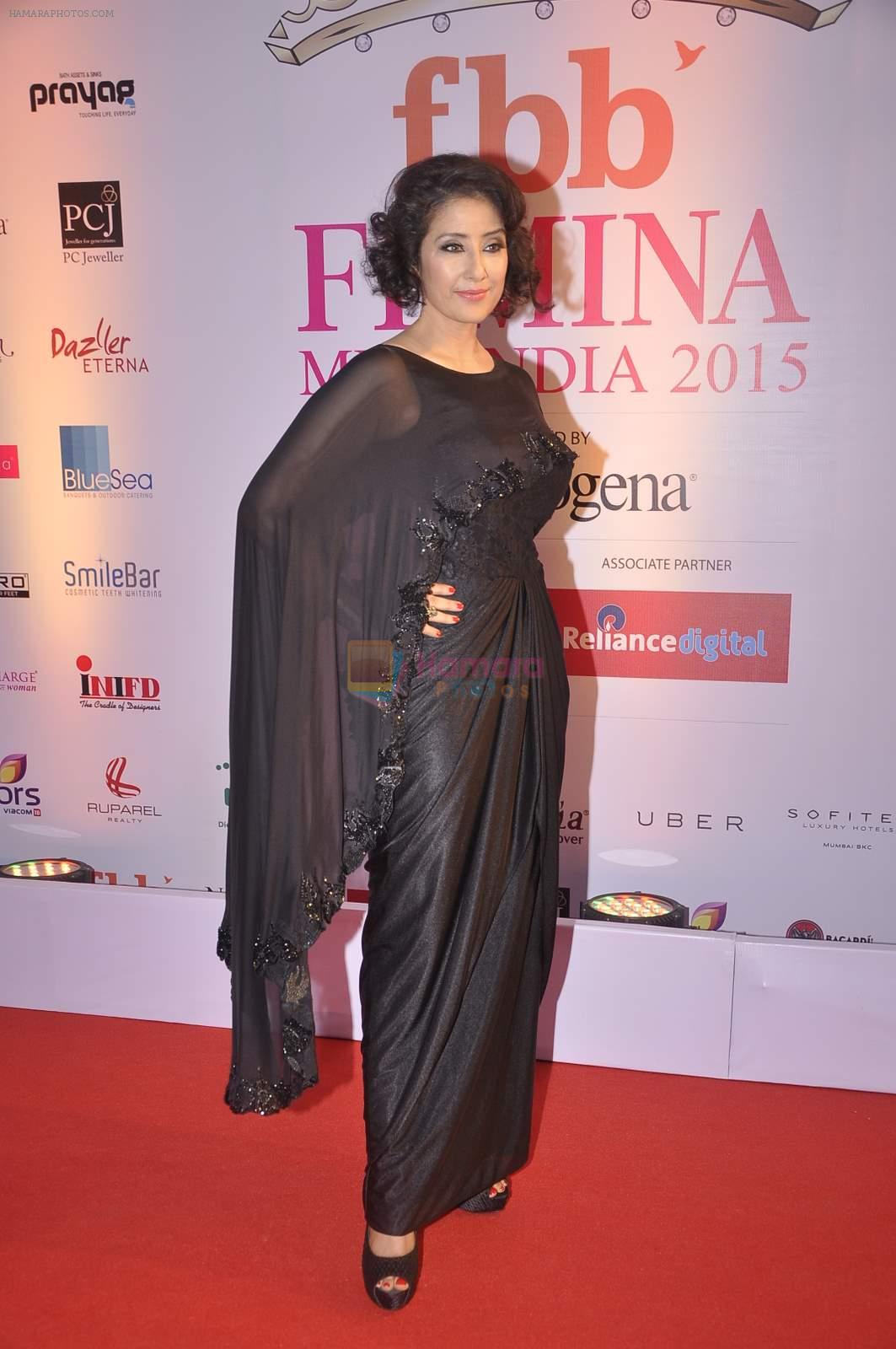 Manisha Koirala at Femina Miss India finals red carpet in Yashraj Studios on 28th March 2015