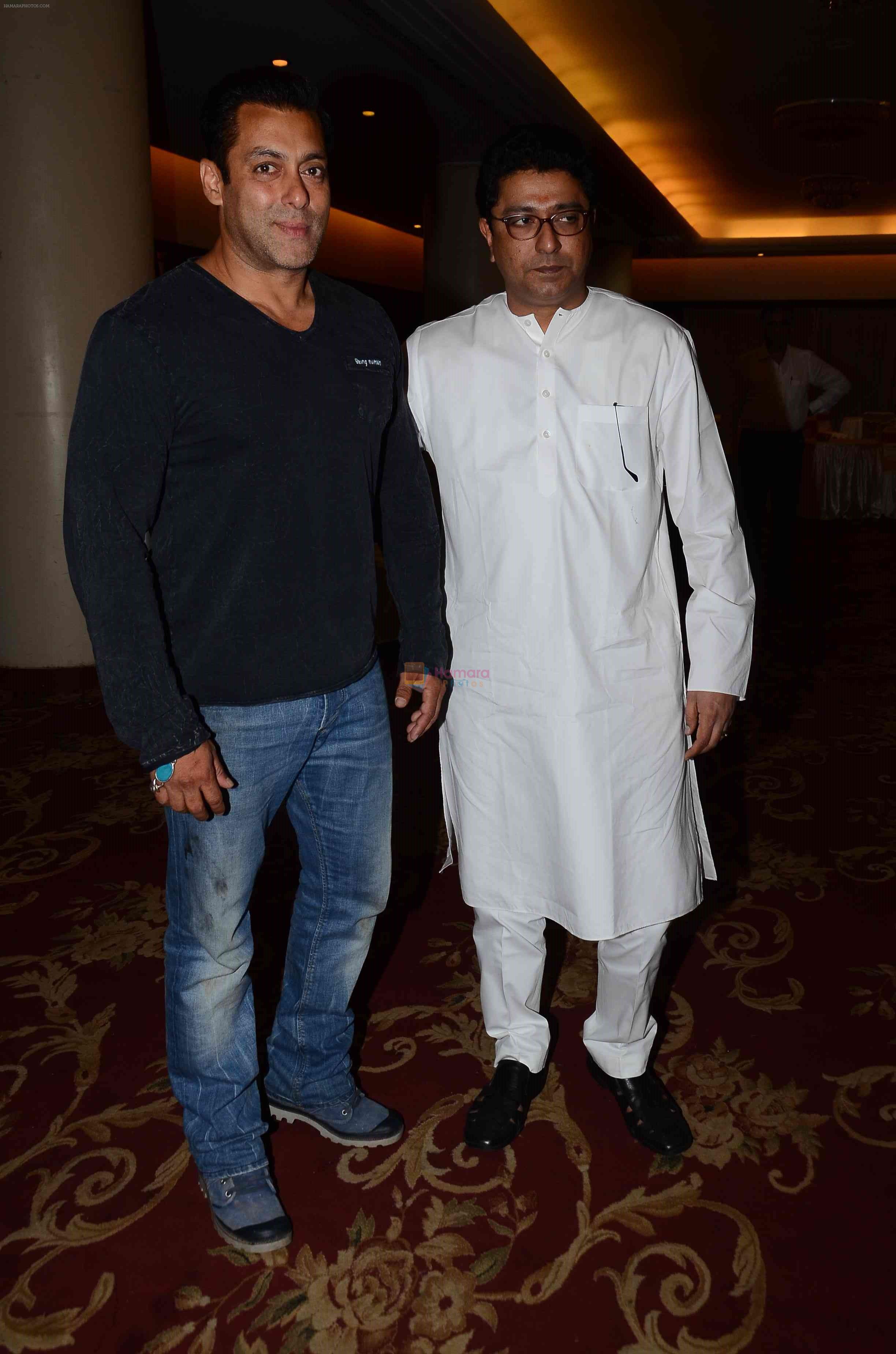 Salman Khan meets Raj Thackeray to discuss on Mumbai City on 28th March 2015