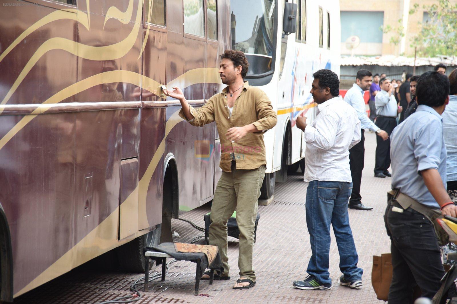 Irrfan Khan snapped in suburbs on 29th March 2015