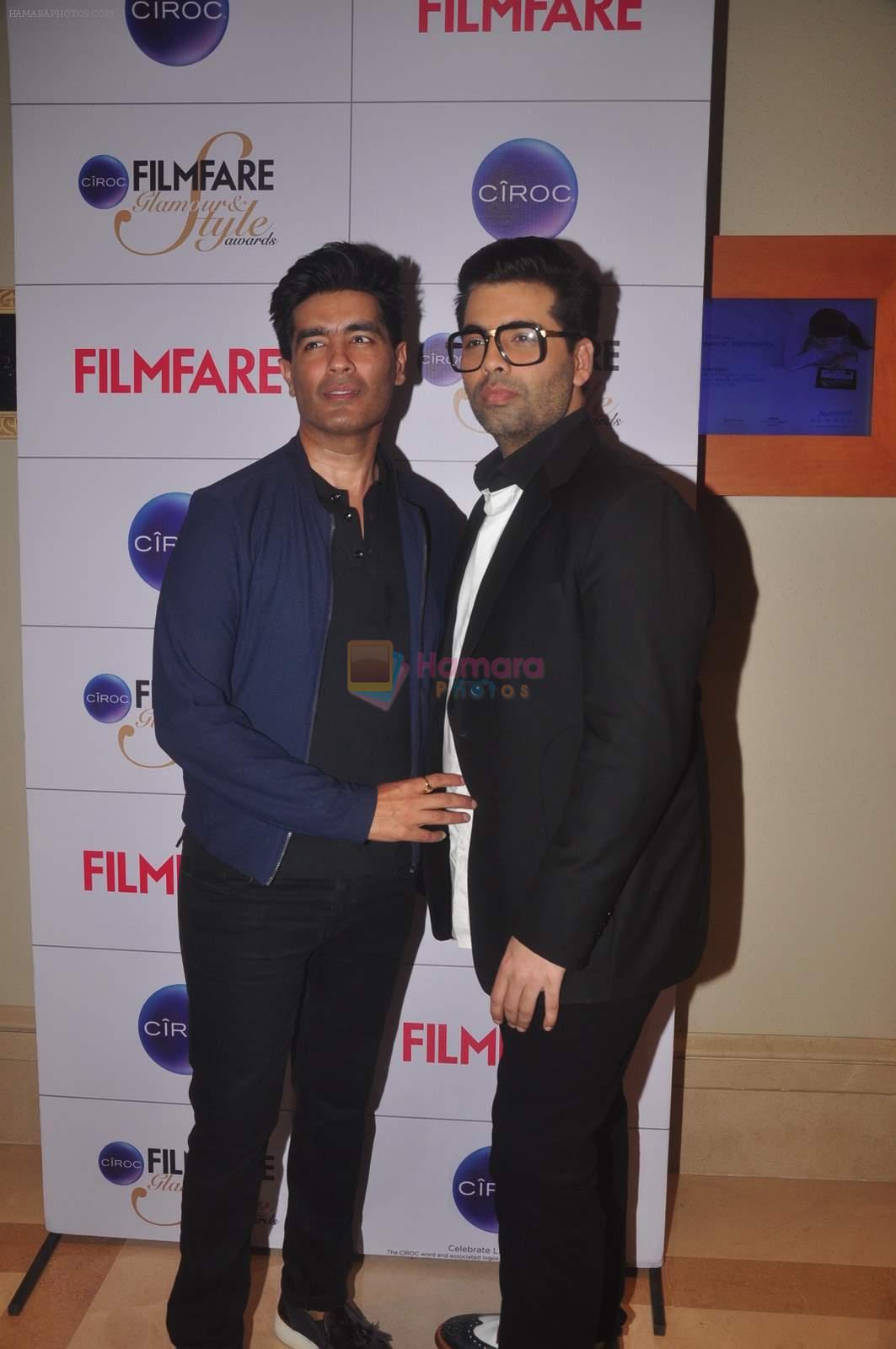 Manish Malhotra, Karan Johar at Filmfare & Ciroc Cover Launch of Glamour & Style Awards Issue in Enigma on 30th March 2015