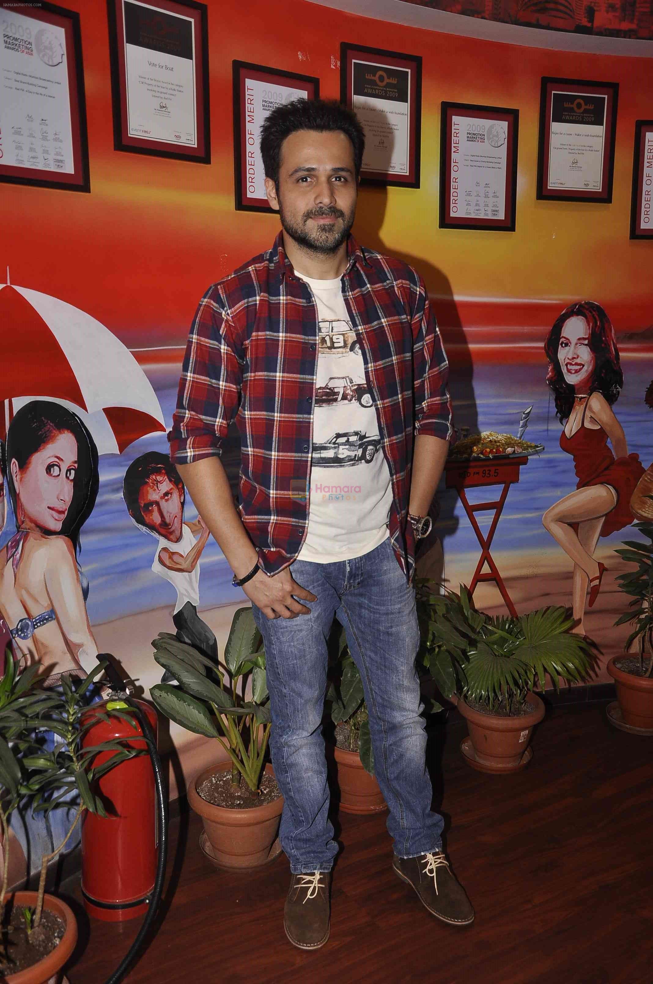 Emraan Hashmi at red fm station in Mumbai on 31st March 2015