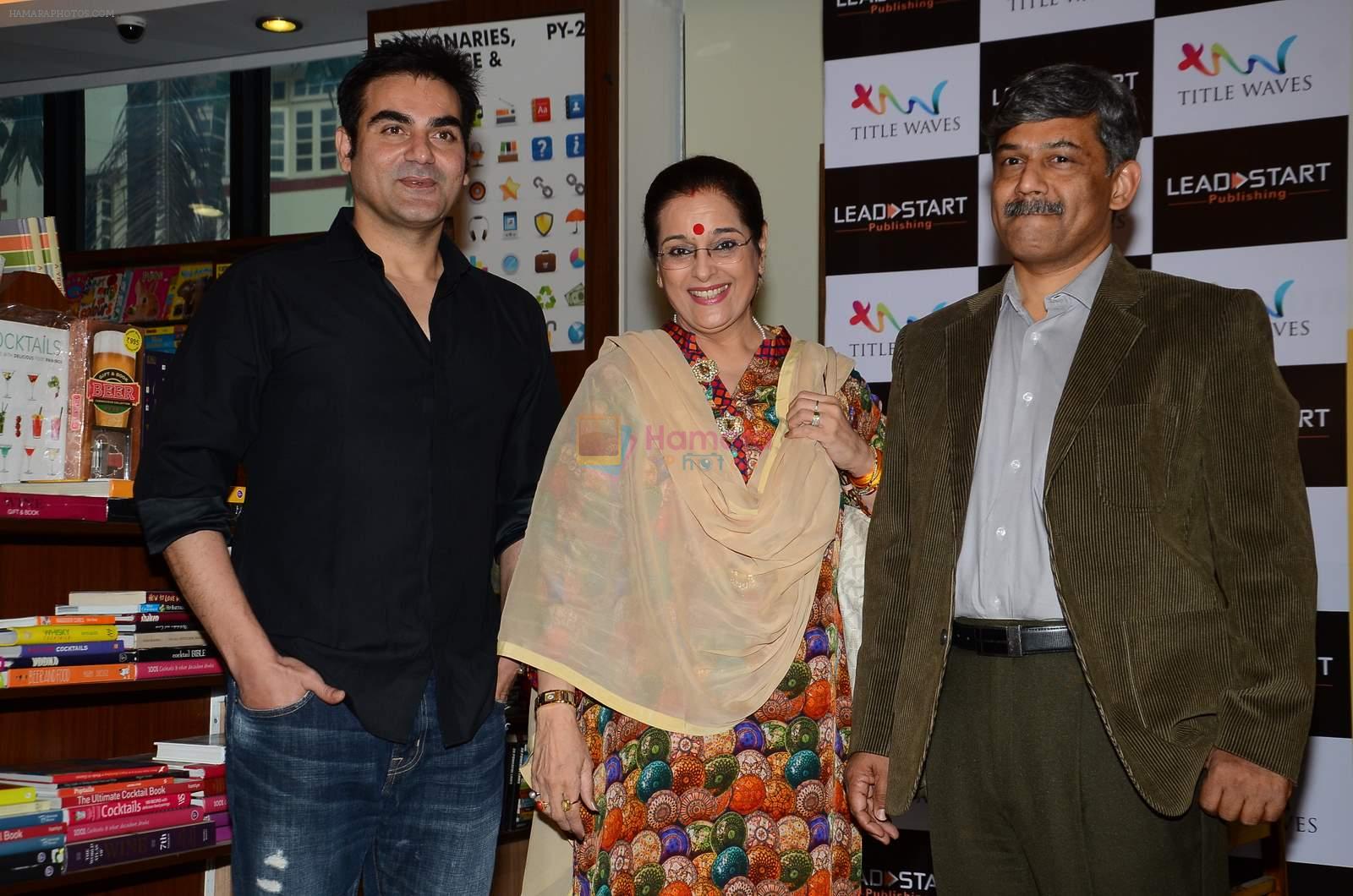 Arbaaz Khan, Poonam Sinha at a book launch in Bandra, Mumbai on 4th April 2015