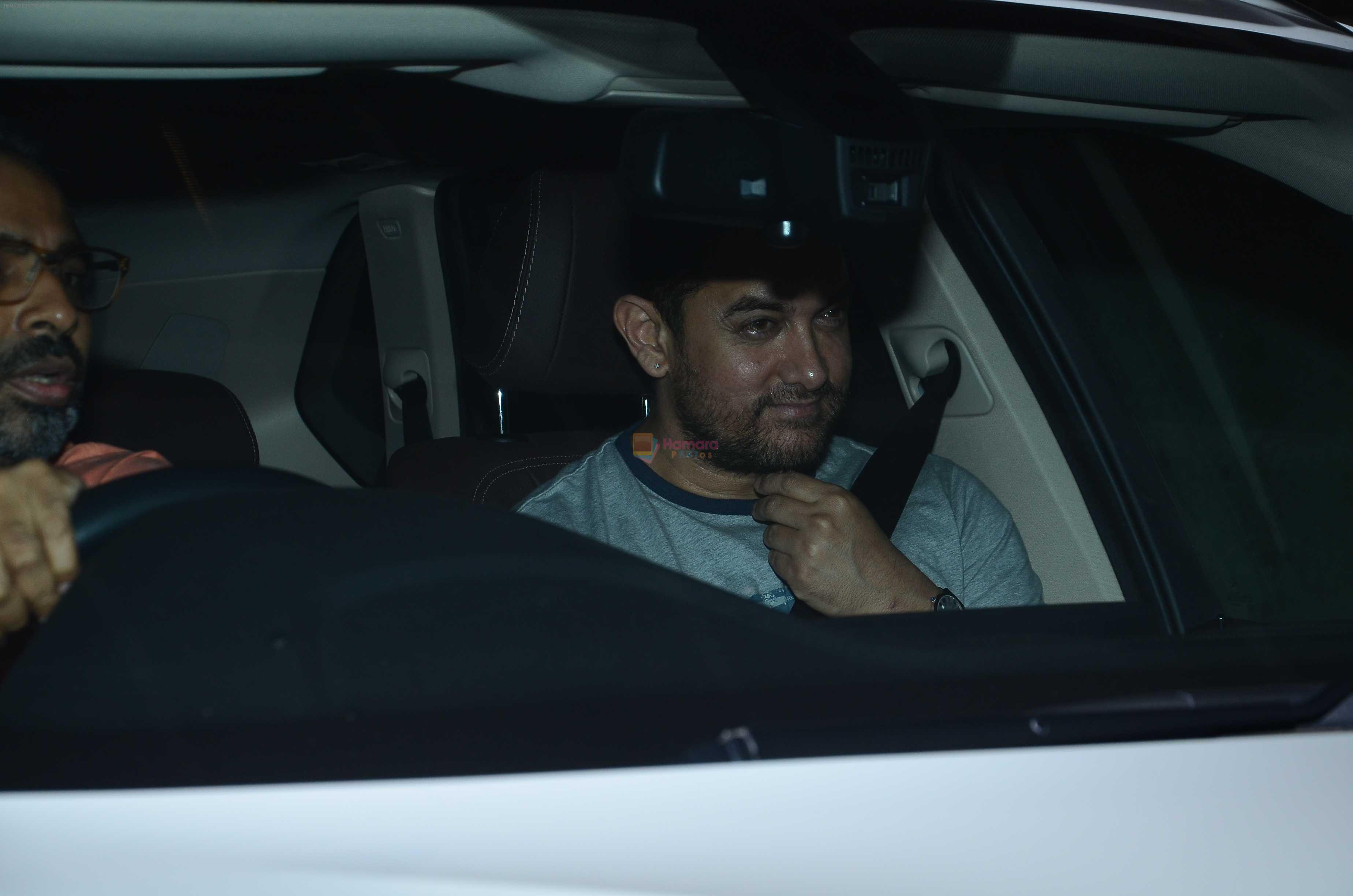 Aamir Khan at Fast n Furious screening at Lightbox on 5th April 2015