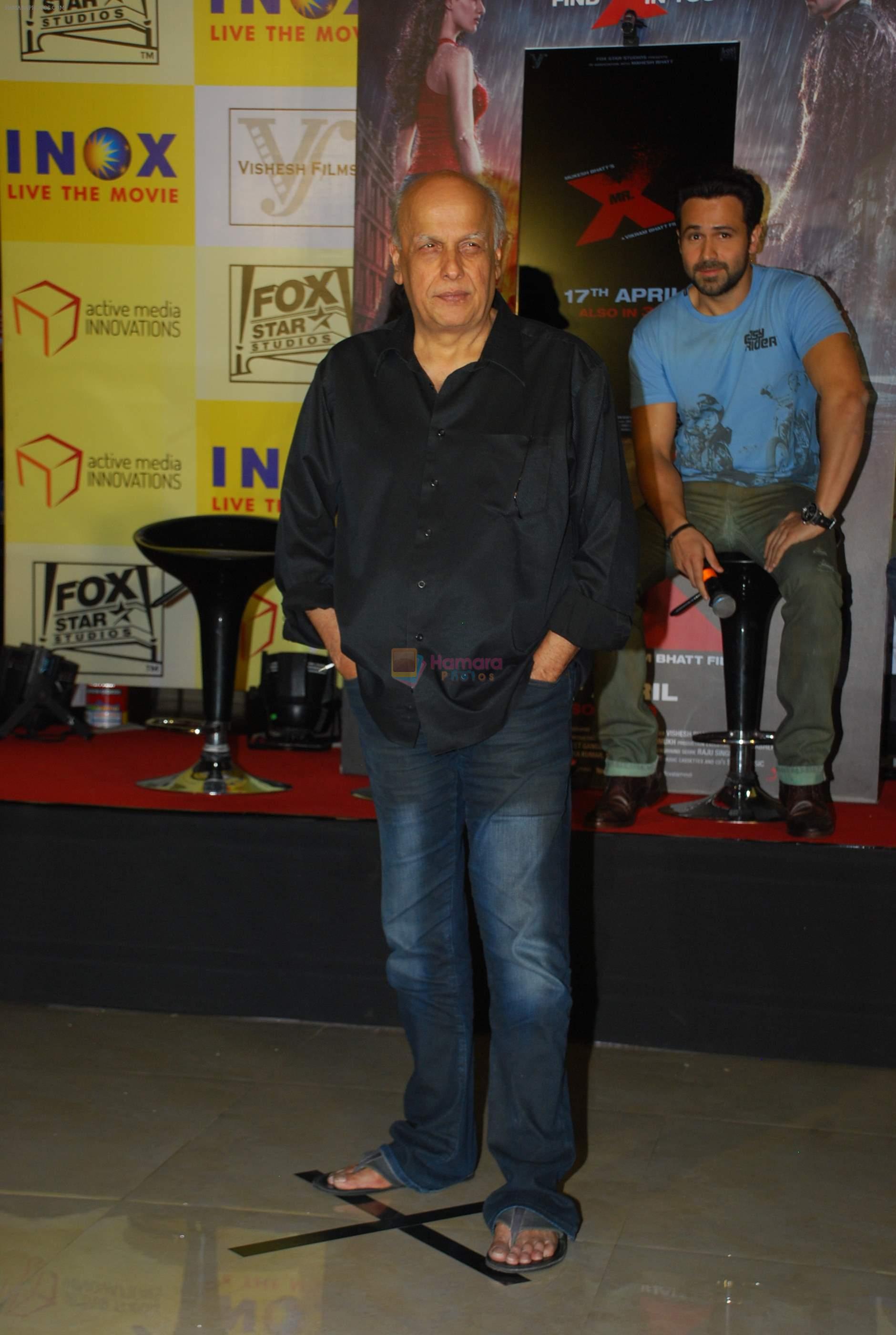 Mahesh Bhatt at MR X promotions in Malad, Mumbai on 6th April 2015