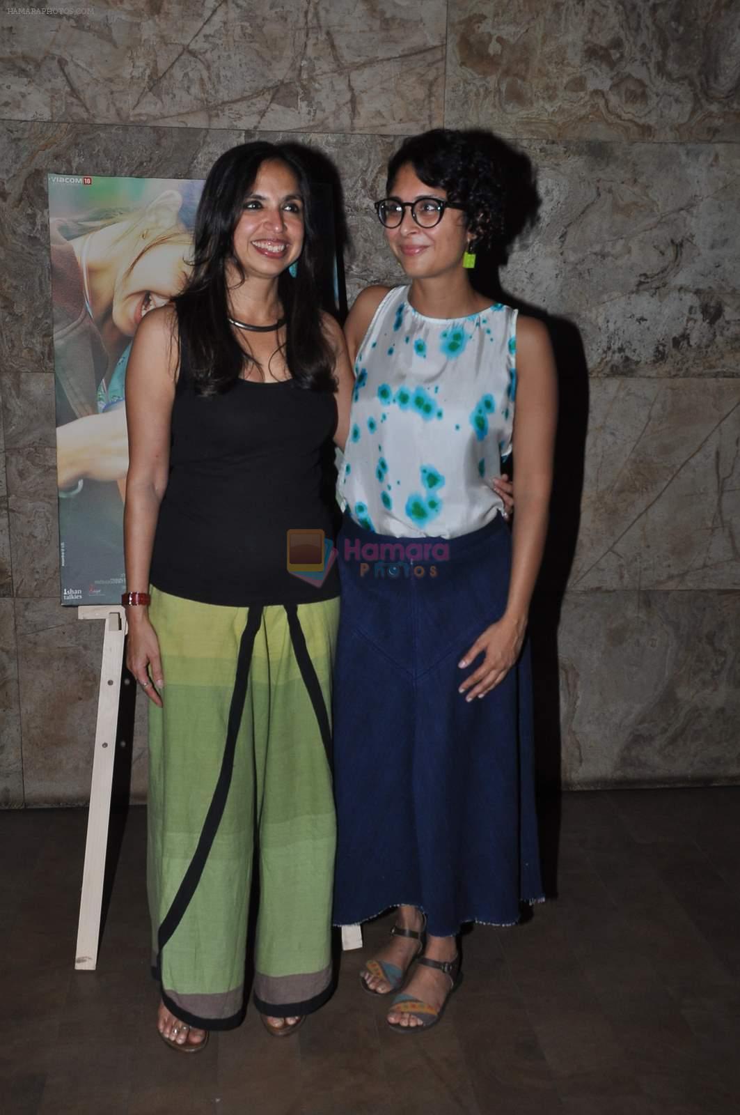 Kiran Rao, Shonali Bose  at Margarita with a straw screening in Lightbox, Mumbai on 8th April 2015