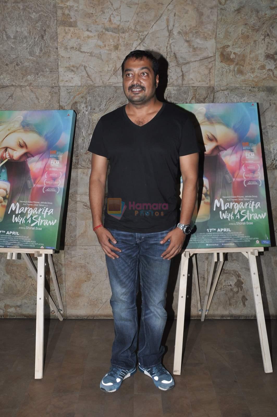 Anurag Kashyap at Margarita with a straw screening in Lightbox, Mumbai on 8th April 2015