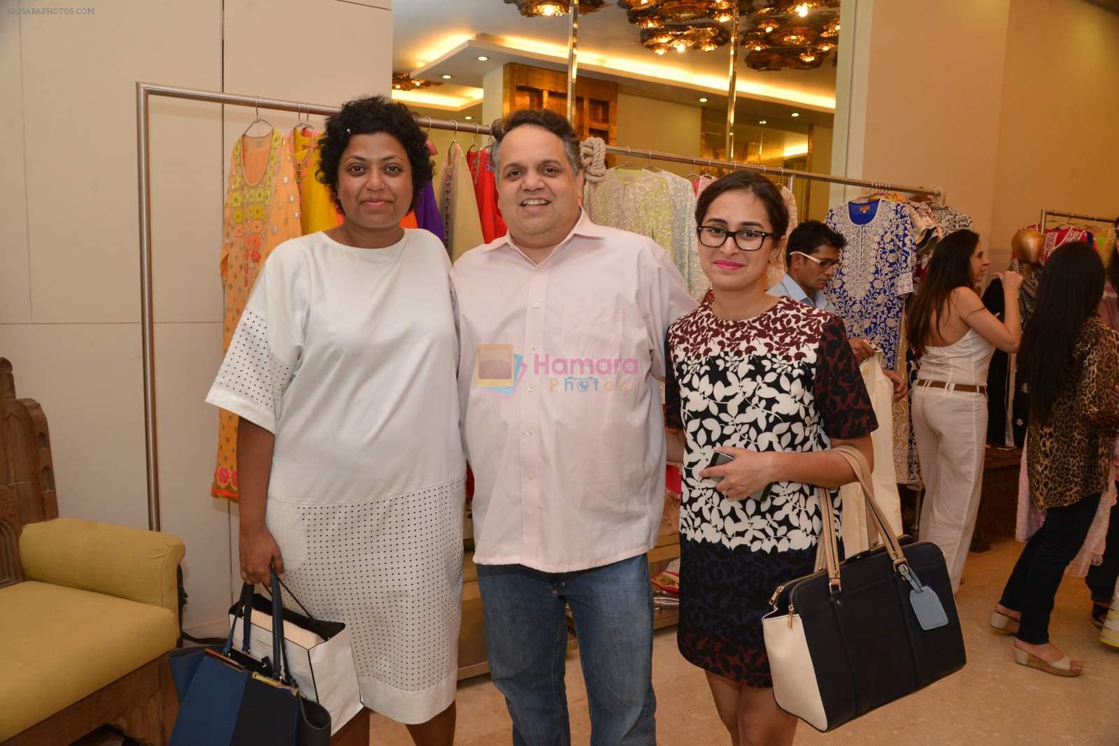 Sandeep Khosla at Abu Sandeep Spring Summer collection launch in kemps Corner, Mumbai on 10th April 2015