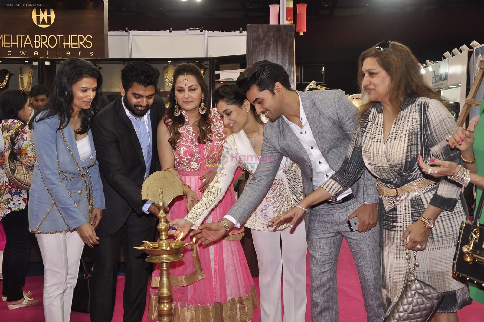Jaya Prada, Gautam Gulati, Lucky Morani at the launch of Mumbai Bridal Asia in Mumbai on 10th April 2015