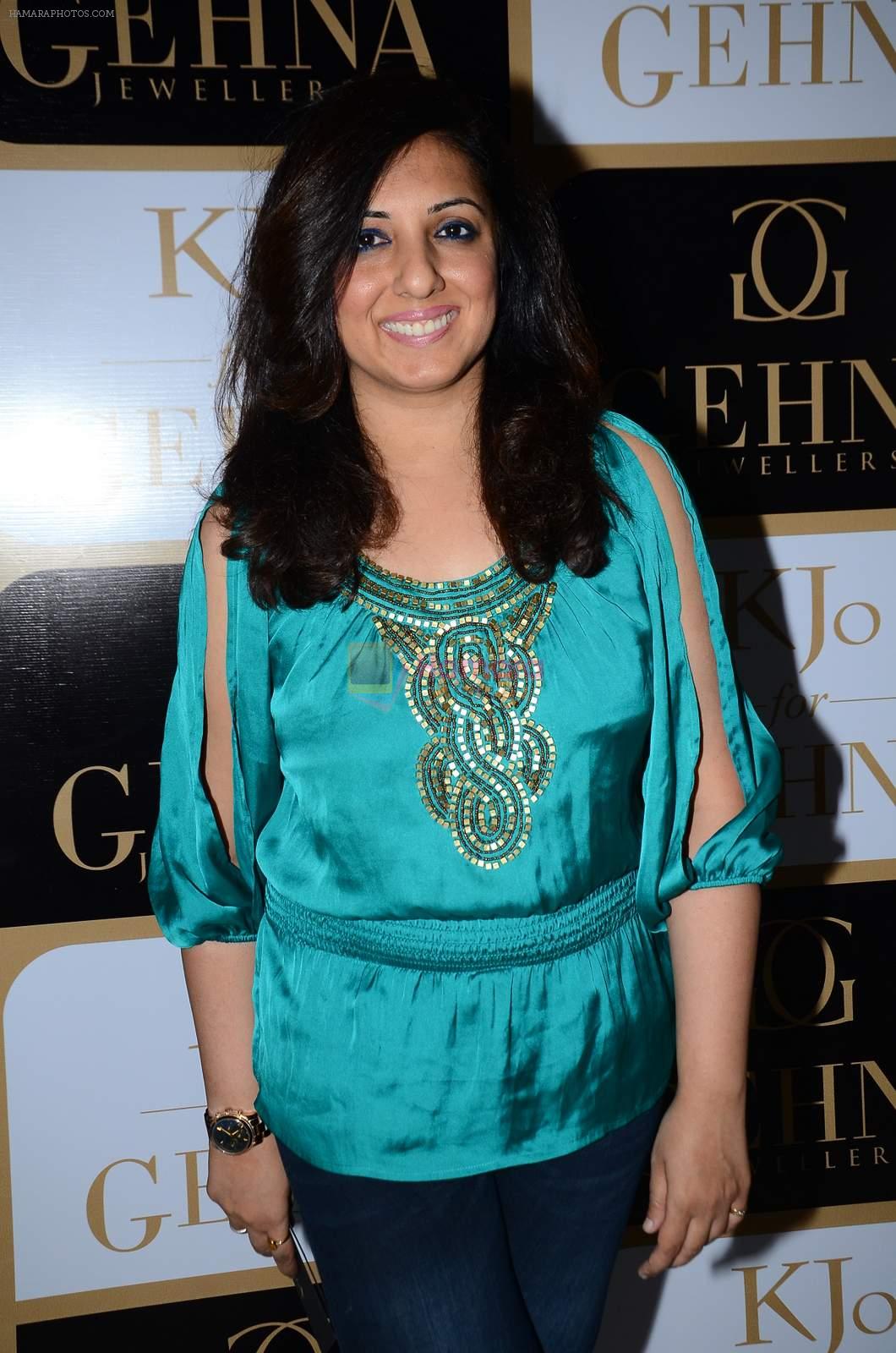 munisha khatwani at the Launch of Karan Johar's special edition Holiday Line by Gehna Jewellers in Mumbai on 13th April 2015