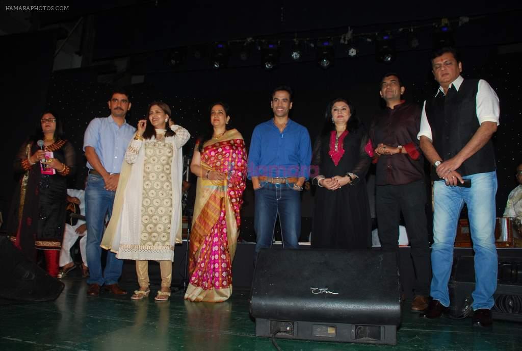 Tusshar Kapoor, Kanchan Adhikari, Kiran Juneja, Sanjeev at Dhruv Charitable trust and Kanchan Adhikari organises Zikr Tera, a concert by Roop Kumar Rathod for underpriviledged people on 14th April 2