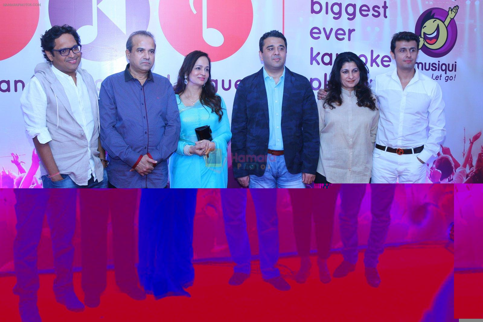 Sonu Nigam, Suresh Wadkar, Shamir Tandon, Smita Thackeray  at IKL launch in Mumbai on 14th April 2015