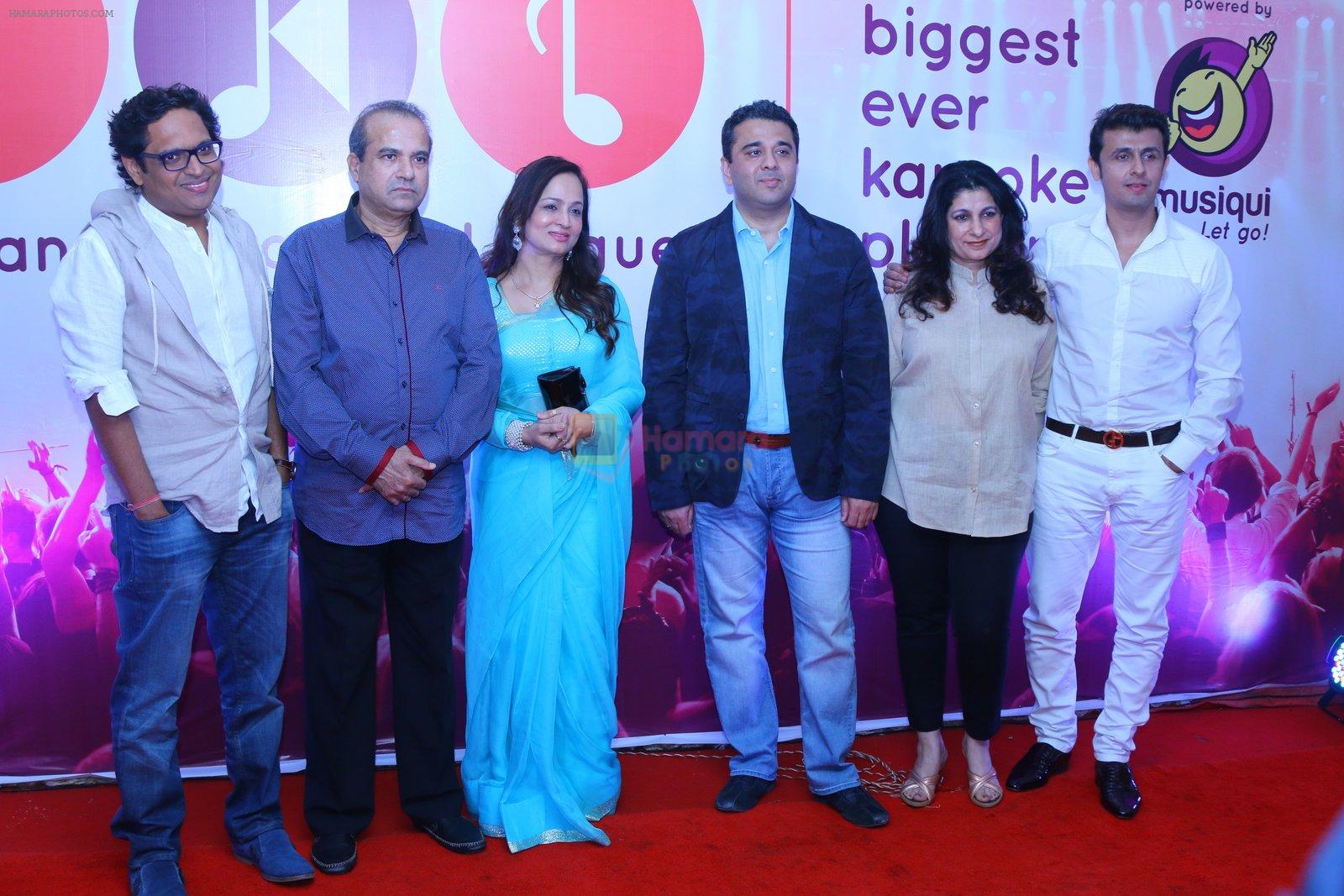 Sonu Nigam, Suresh Wadkar, Shamir Tandon, Smita Thackeray  at IKL launch in Mumbai on 14th April 2015