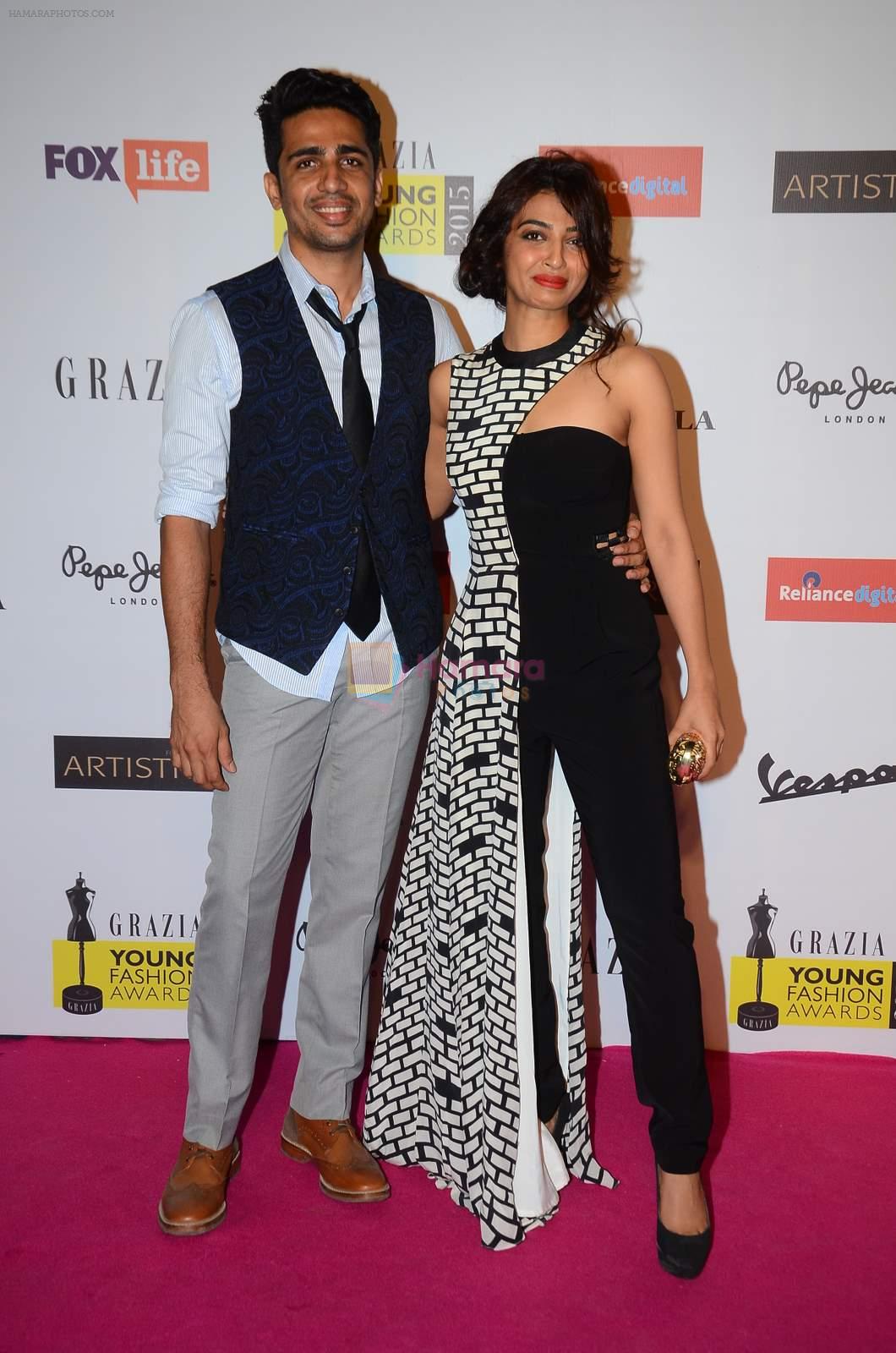 Gulshan Devaiya, Radhika Apte at Grazia young fashion awards red carpet in Leela Hotel on 15th April 2015