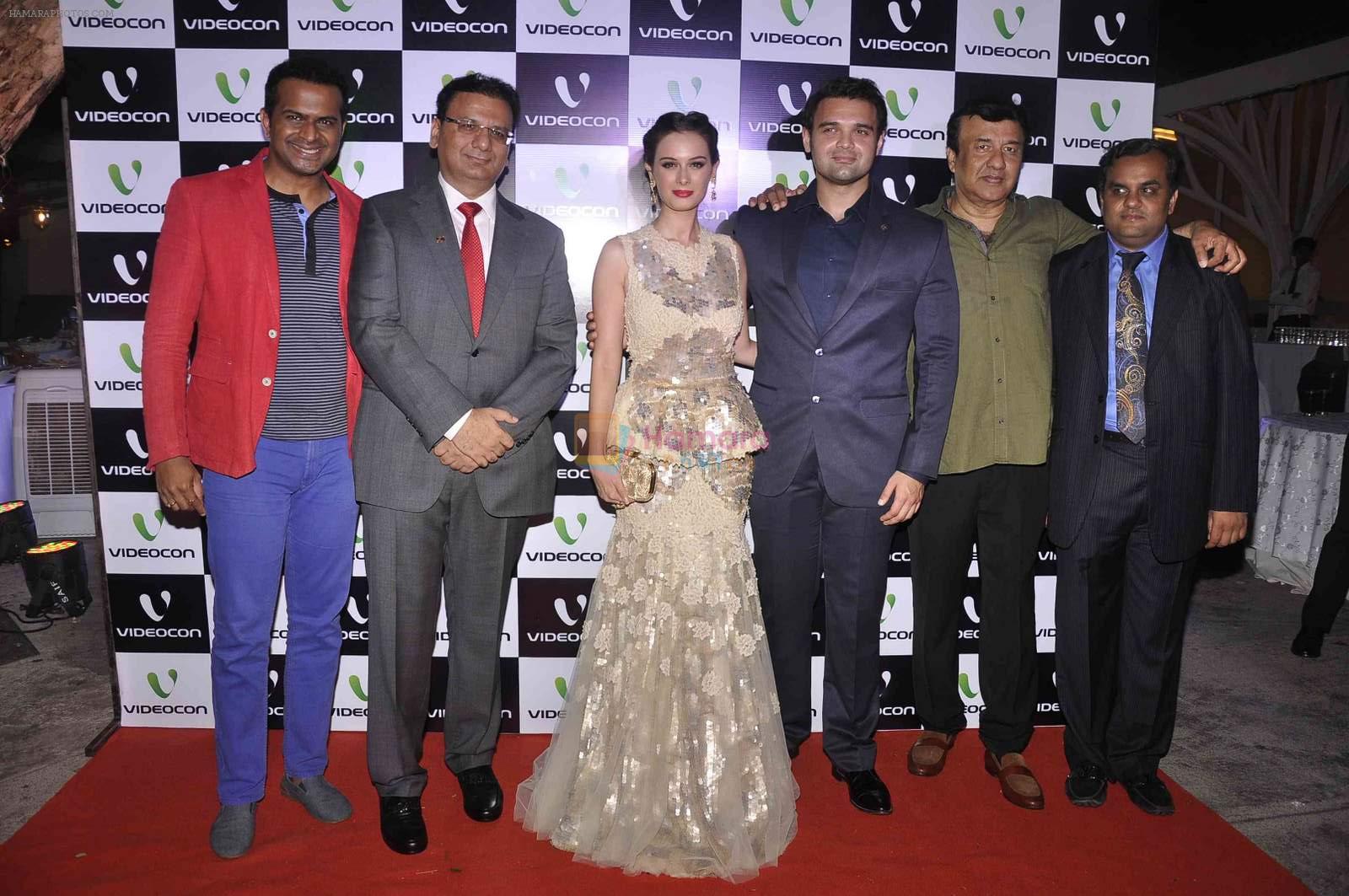 Evelyn Sharma, Mahaakshay Chakraborty, Anu Malik, Siddharth Kannan snapped at Videocon Event inTote, Mumbai on 21st April 2015