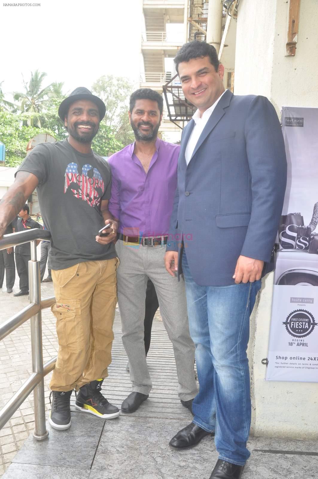 Remo D Souza, Prabhu Deva, Siddharth Roy Kapur  at ABCD 2 3D trailor launch today afternoon at pvr juhu on 21st April 2015