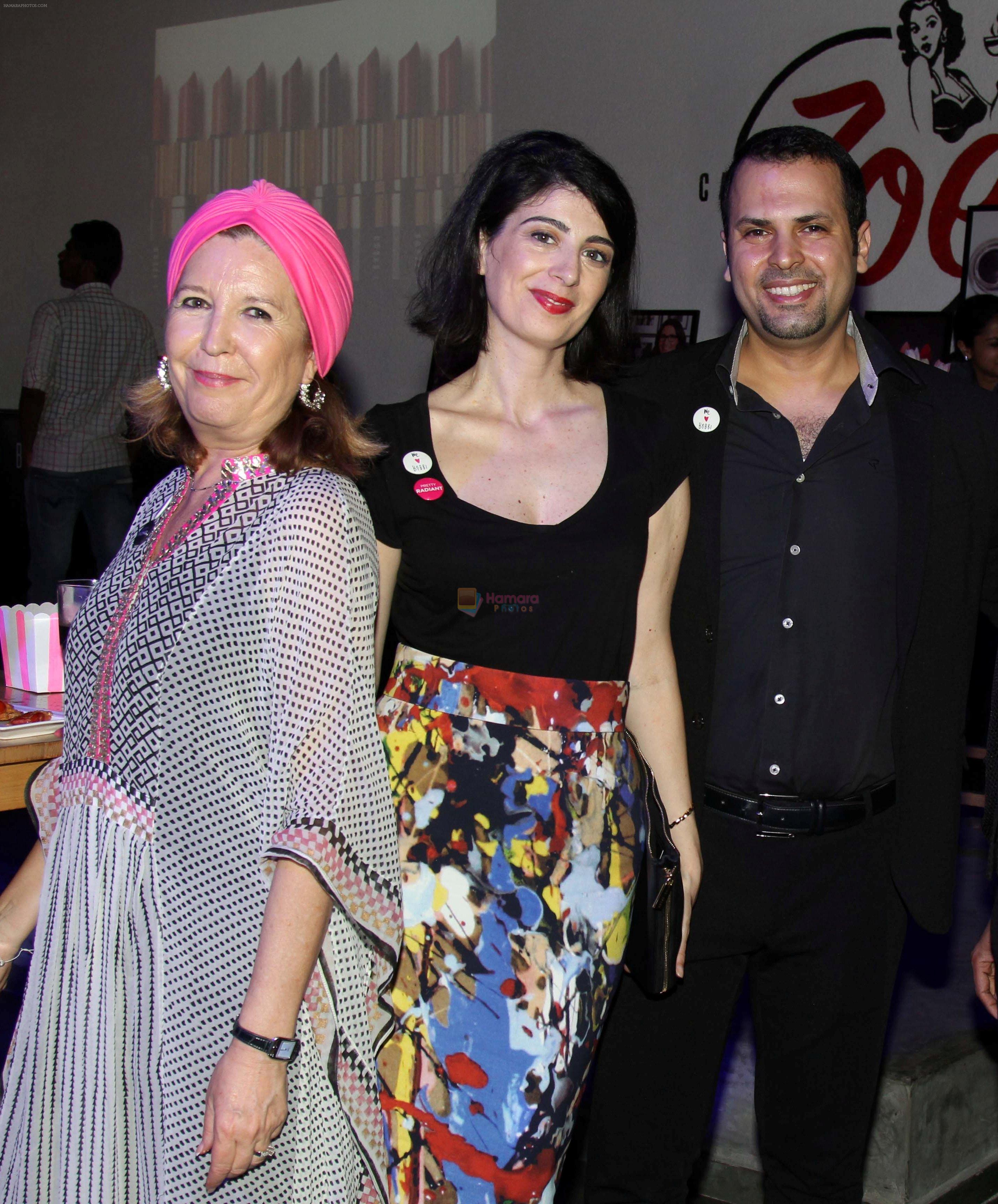 Marta Prieto, VP & GM Bobbi Brown Cosmetics - India, Africa, Middle East and Europe and Eliano Bou Assi, Regional Artistry Director, Europe, Middle East, Africa & India at the Bobbi Brown Mumbai Launch Party