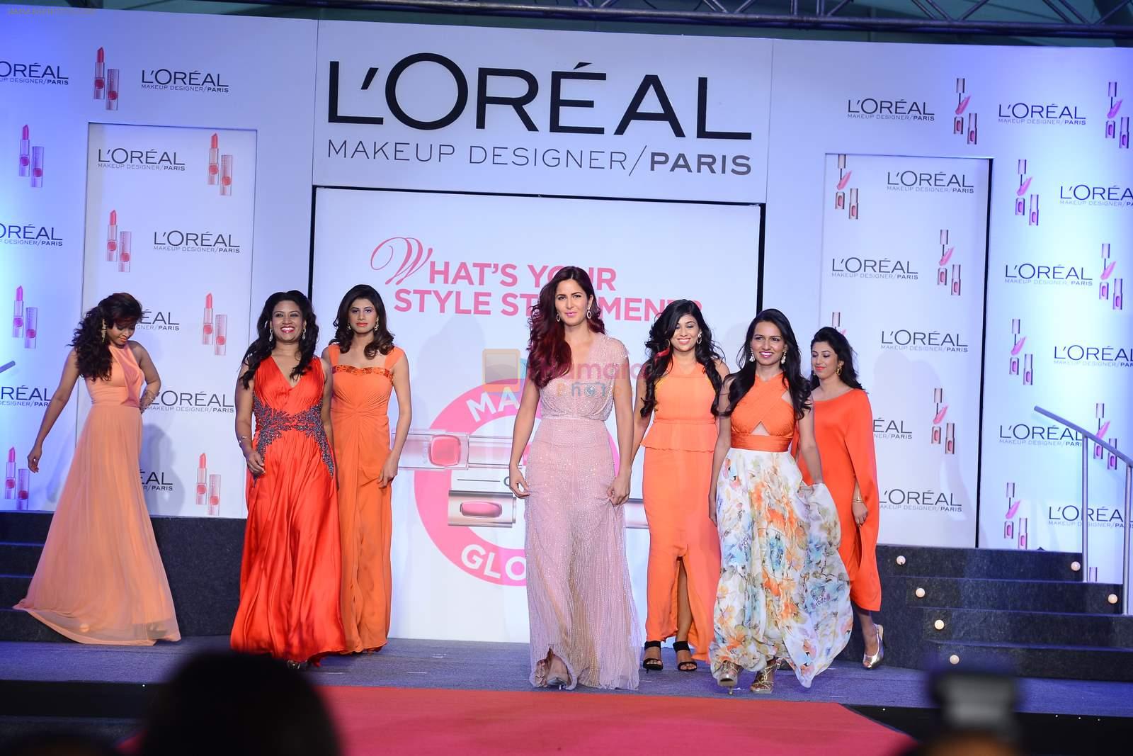 Katrina Kaif with l_oreal Paris unveil Matte or Gloss as the beauty trend for Cannes 2015 on 25th april 2015