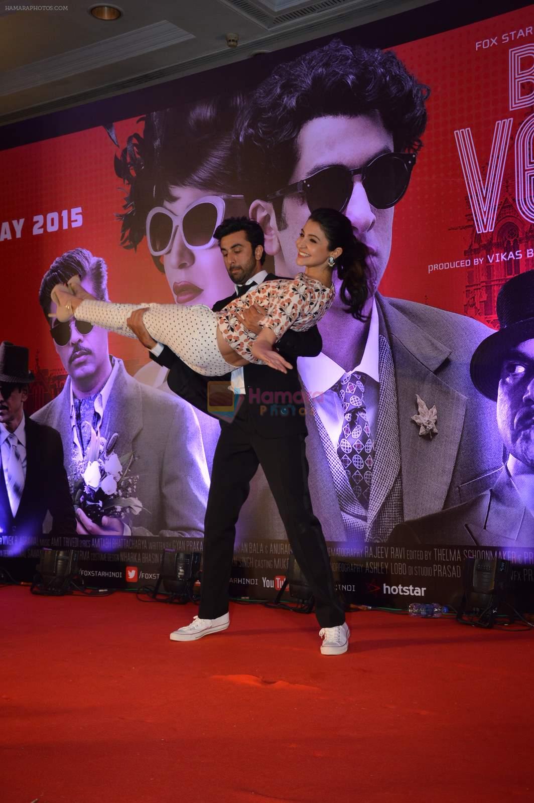 Anushka Sharma, Ranbir Kapoor at Bombay Velvet press meet in Taj Lands End on 27th April 2015