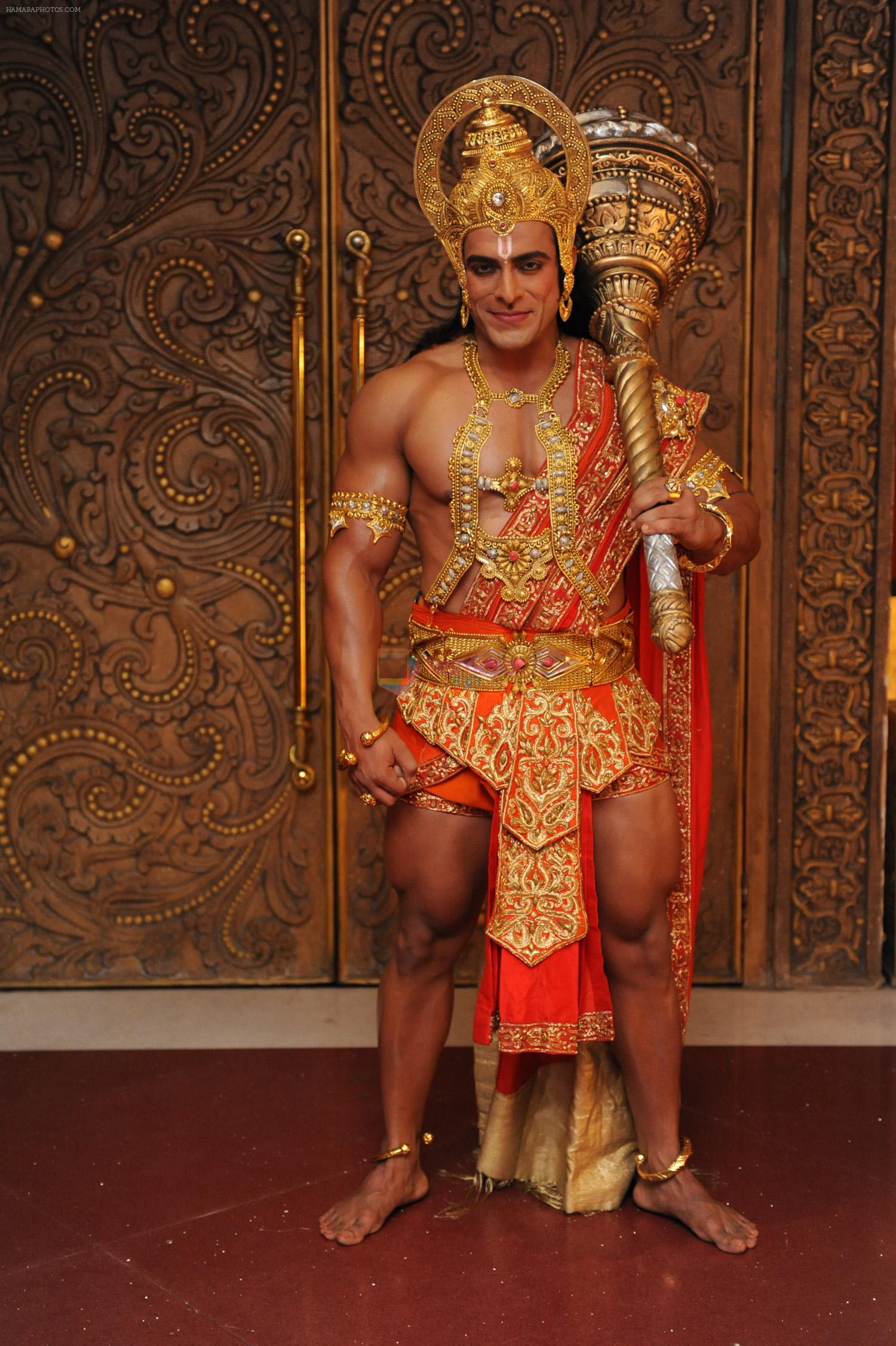 Nirbhay Wadwa as Hanuman at the launch of Sankat Mochan Mahabali Hanuman