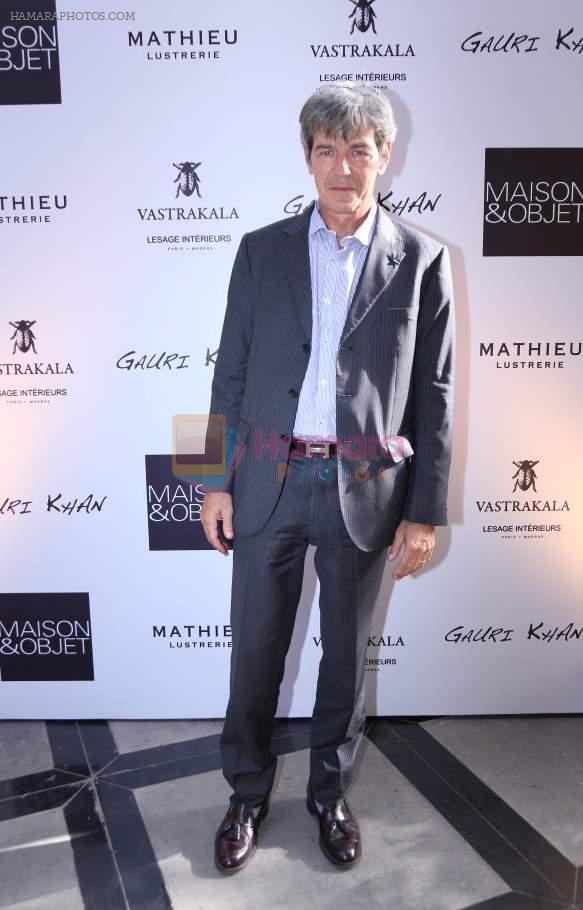 Counsalte General France-Yves Perrin at Hi tea at Gauri Khan's space for Maison & Objet in Khar, Mumbai on 29th April 2015