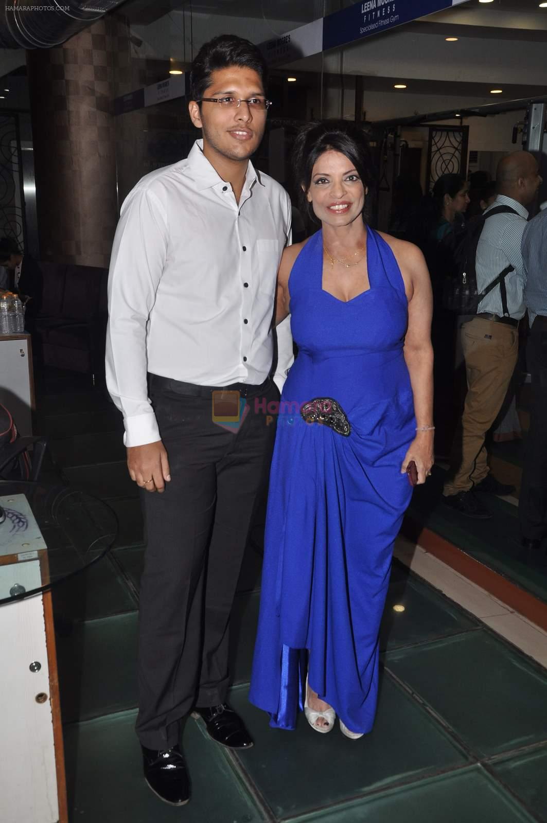 at the launch of Leena Mogre fitness book in Bandra, Mumbai on 30th April 2015