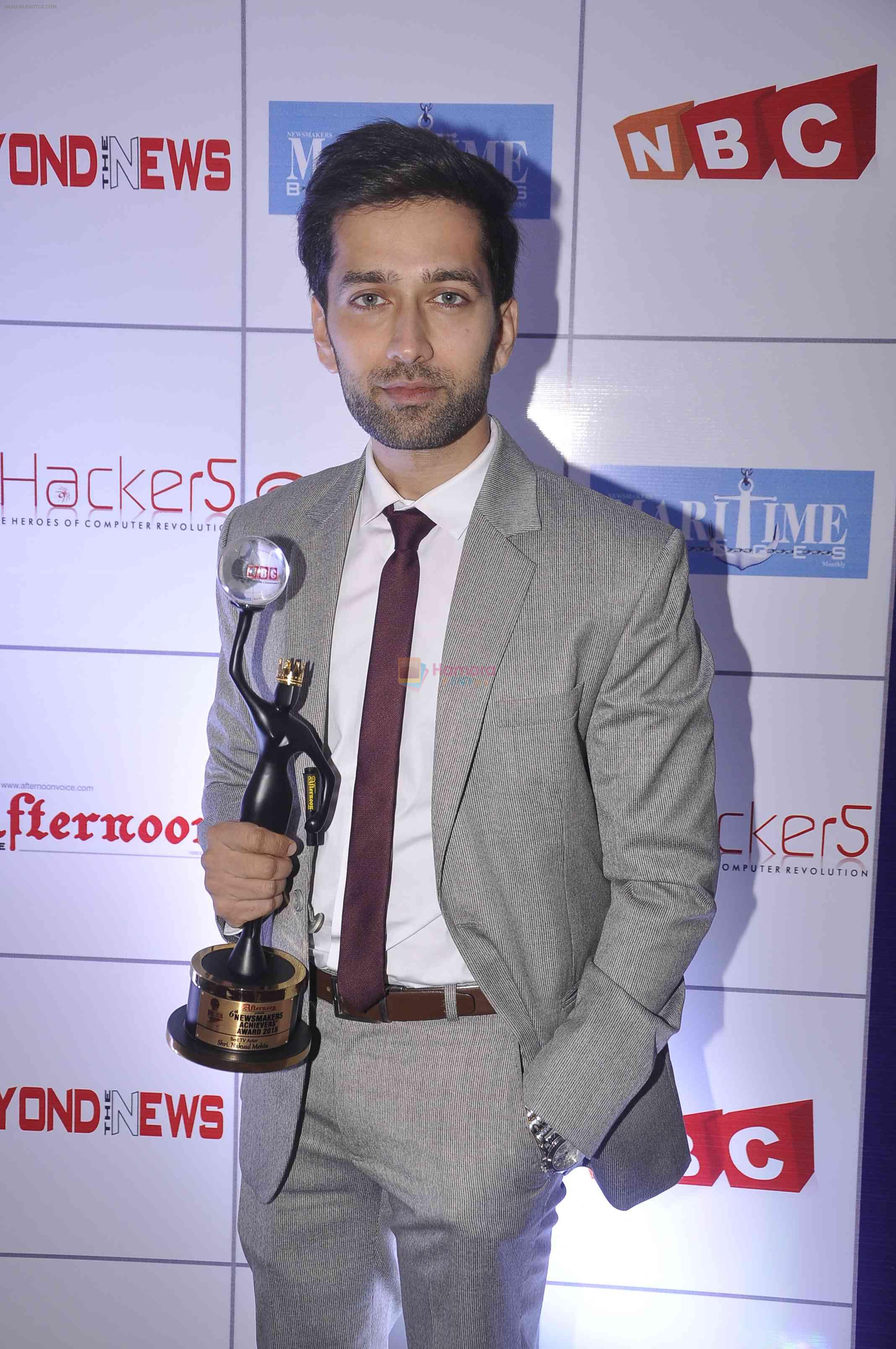 Nakuul Mehta at NBC Awards in Trident on 1st May 2015